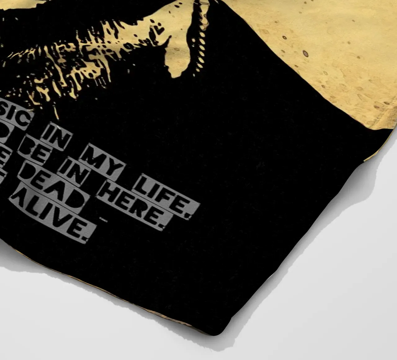 James Hetfield Citazione coperta in pile da Gunawan Rb