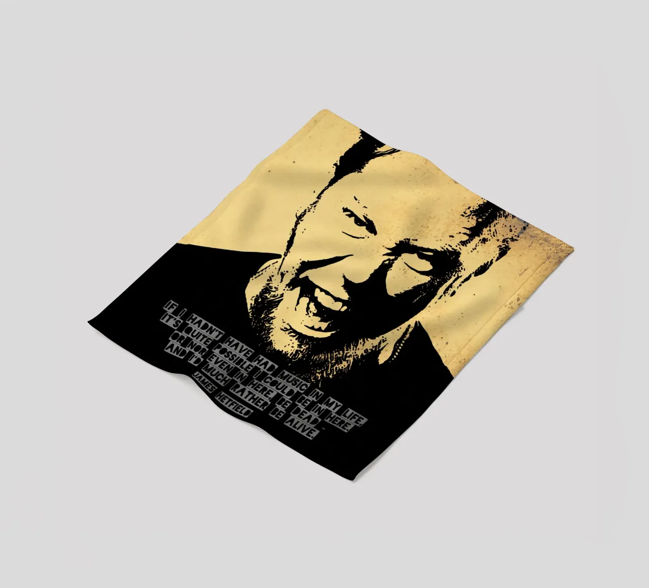 James Hetfield Citazione coperta in pile da Gunawan Rb
