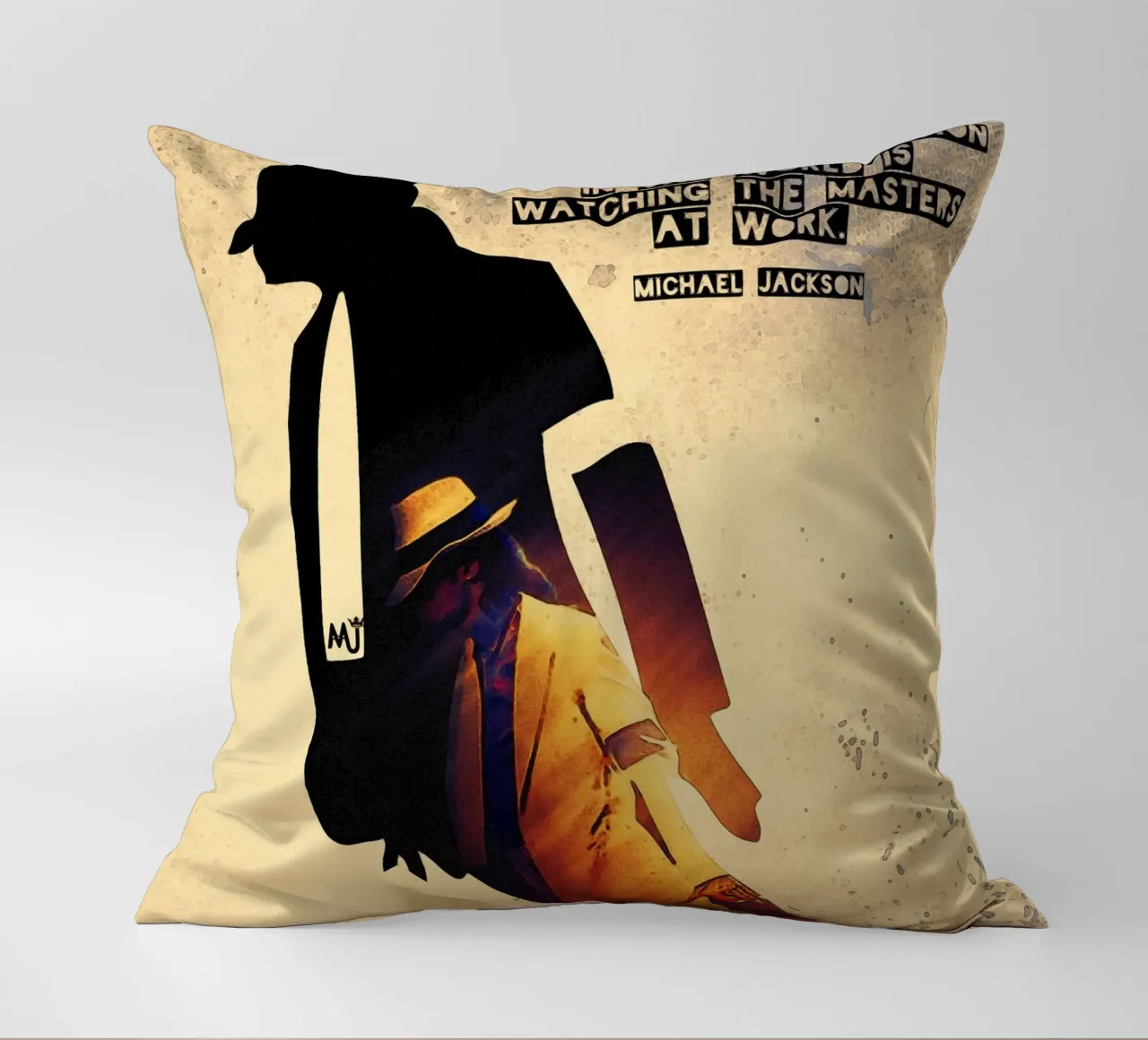 Michael Jackson Quote cuscino da Gunawan Rb