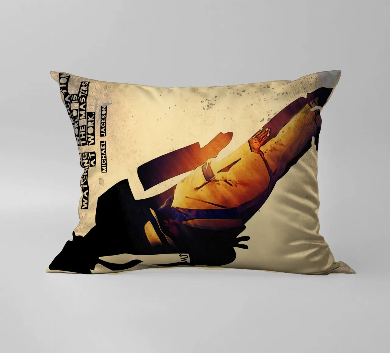 Michael Jackson Quote cuscino da Gunawan Rb