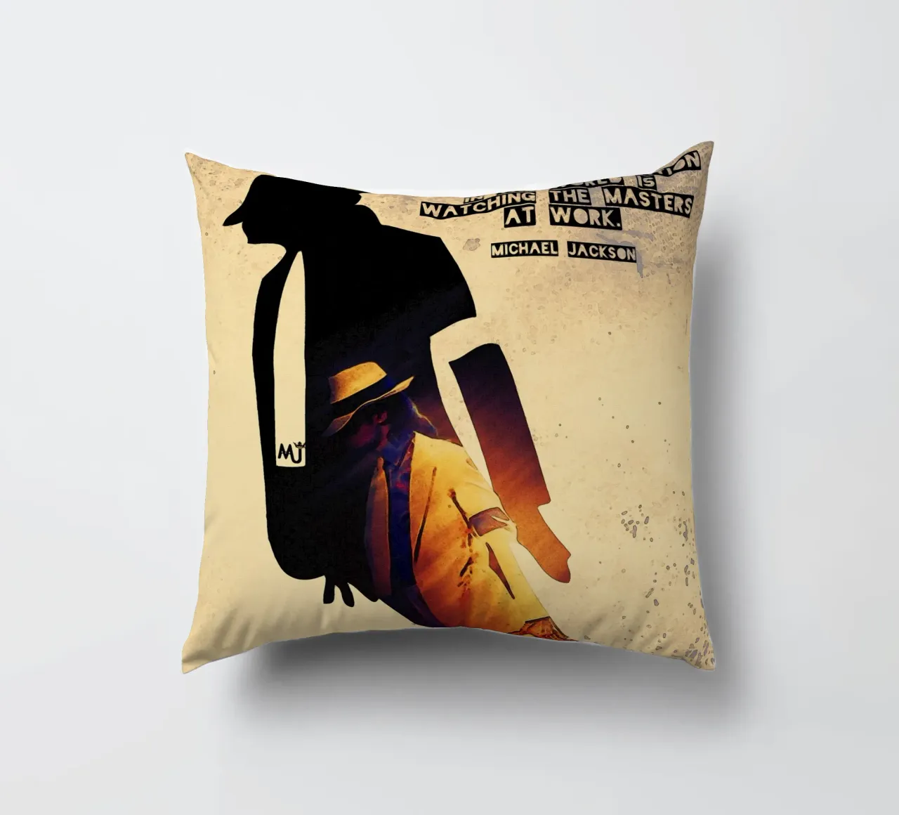 Michael Jackson Quote cuscino da Gunawan Rb