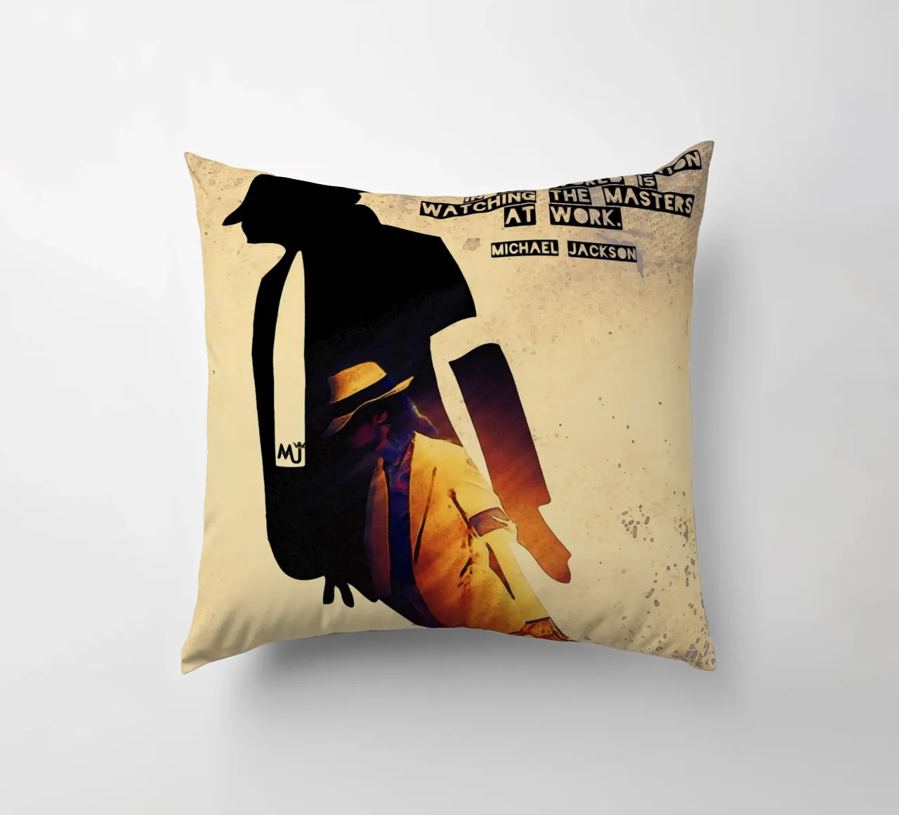 Michael Jackson Quote cuscino da Gunawan Rb