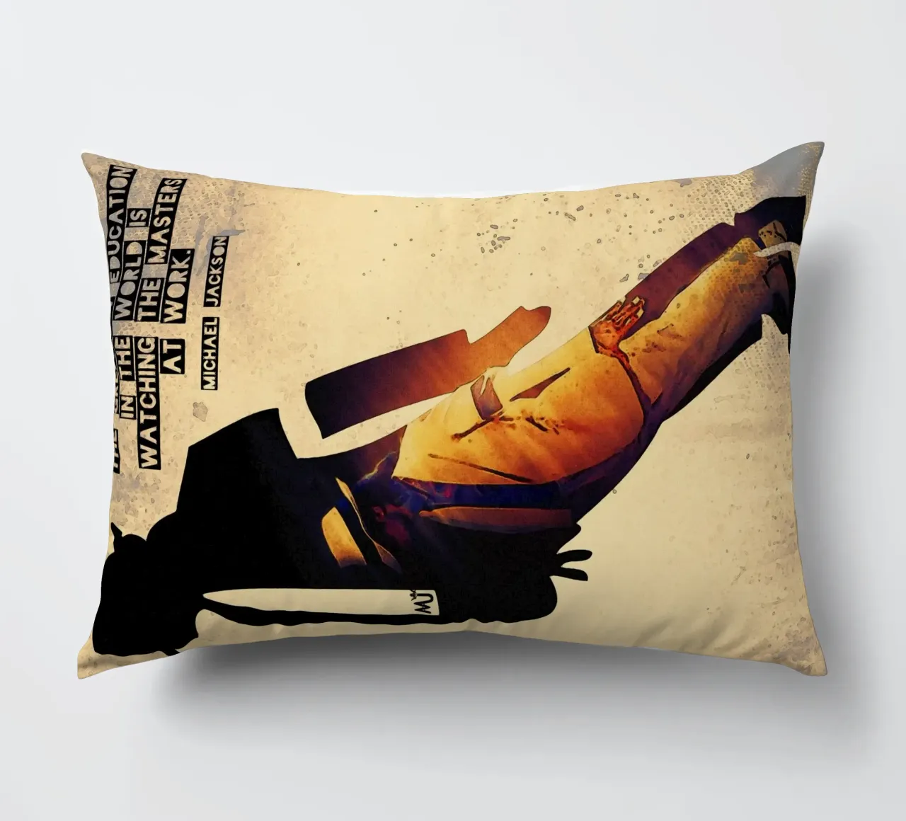 Michael Jackson Quote cuscino da Gunawan Rb