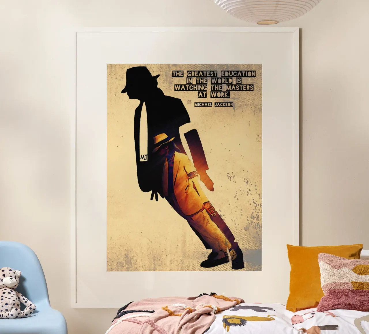 Michael Jackson Quote carta hahnemühle da Gunawan Rb