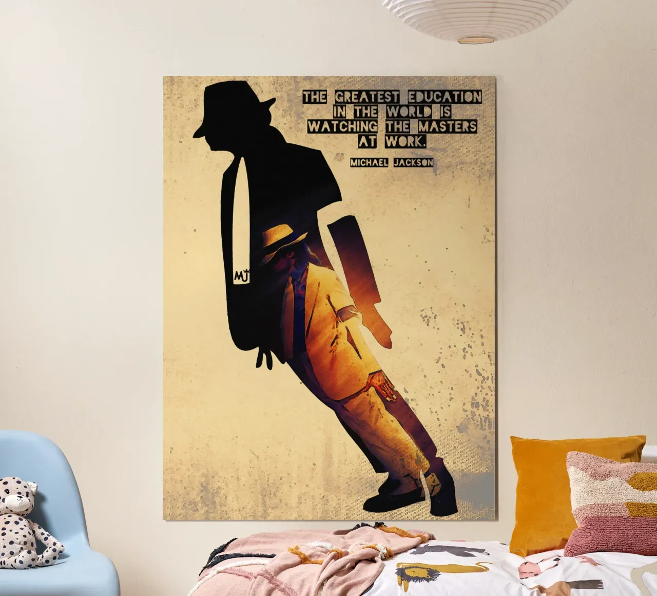 Michael Jackson Quote carta hahnemühle da Gunawan Rb