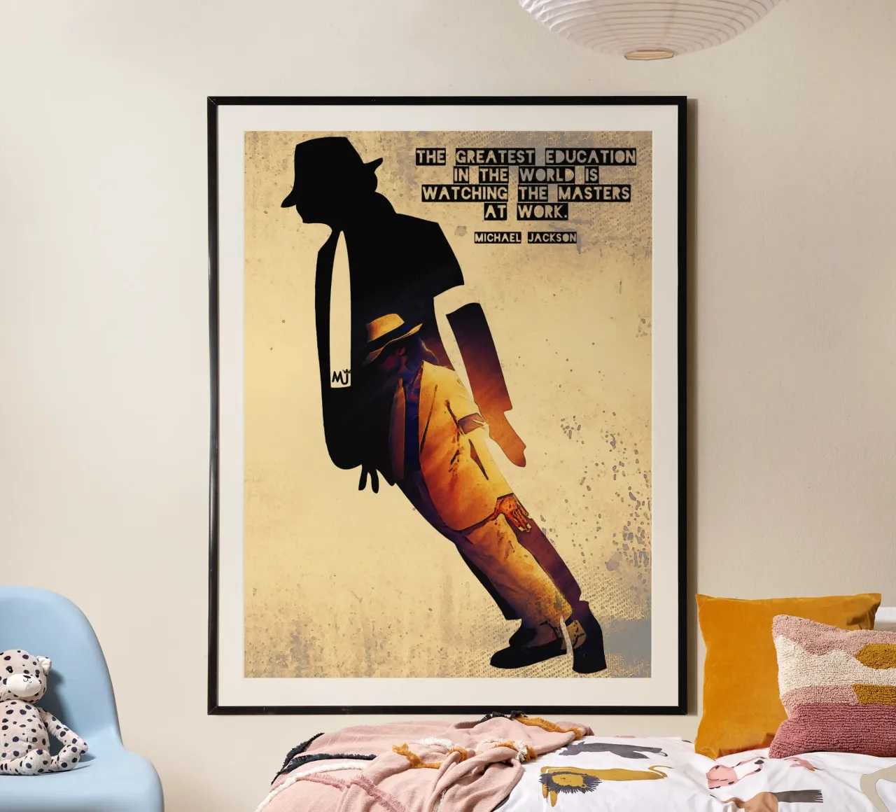 Michael Jackson Quote carta hahnemühle da Gunawan Rb