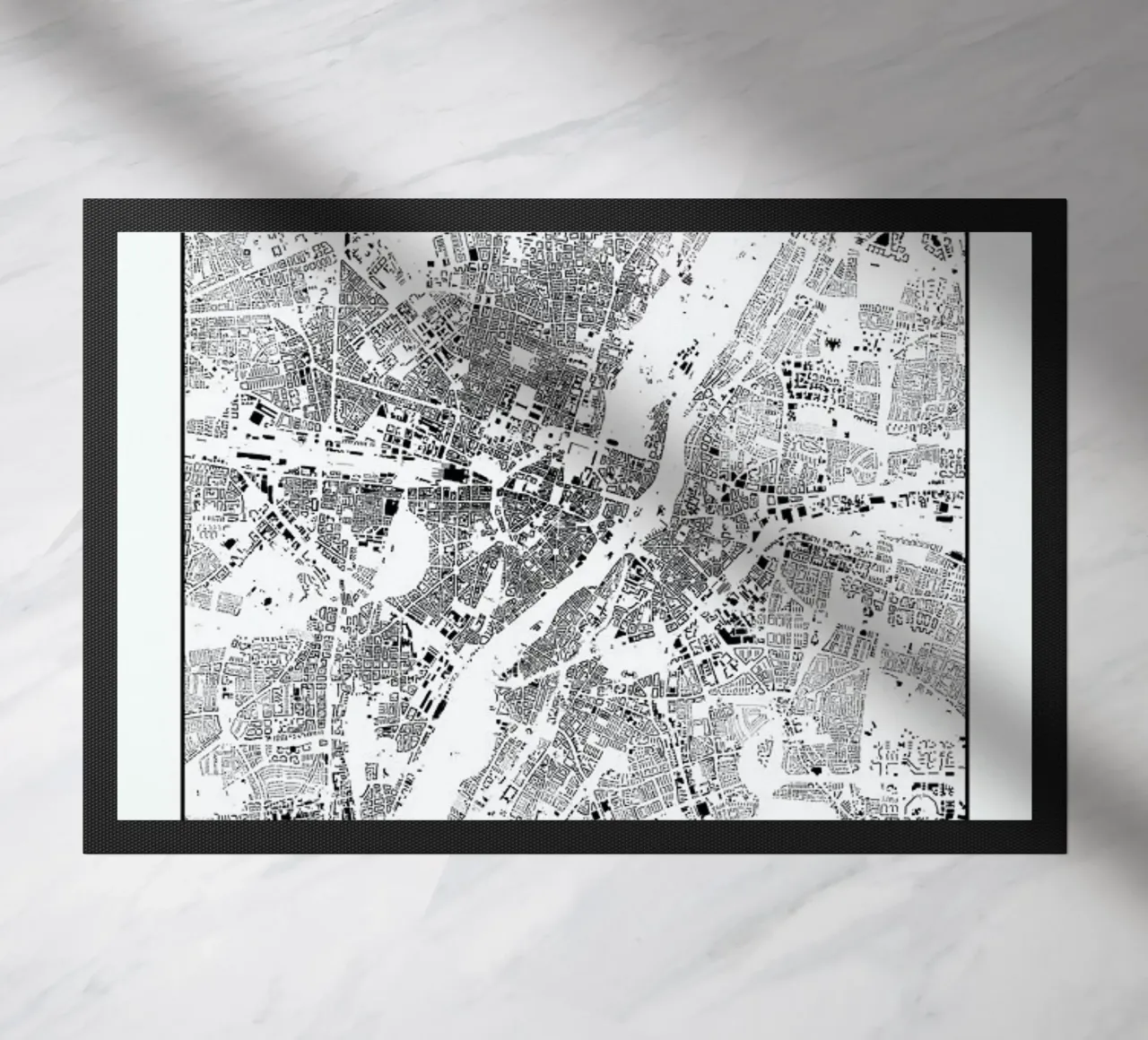 Munich Map Schwarzplan zerbino da Hubert Roguski