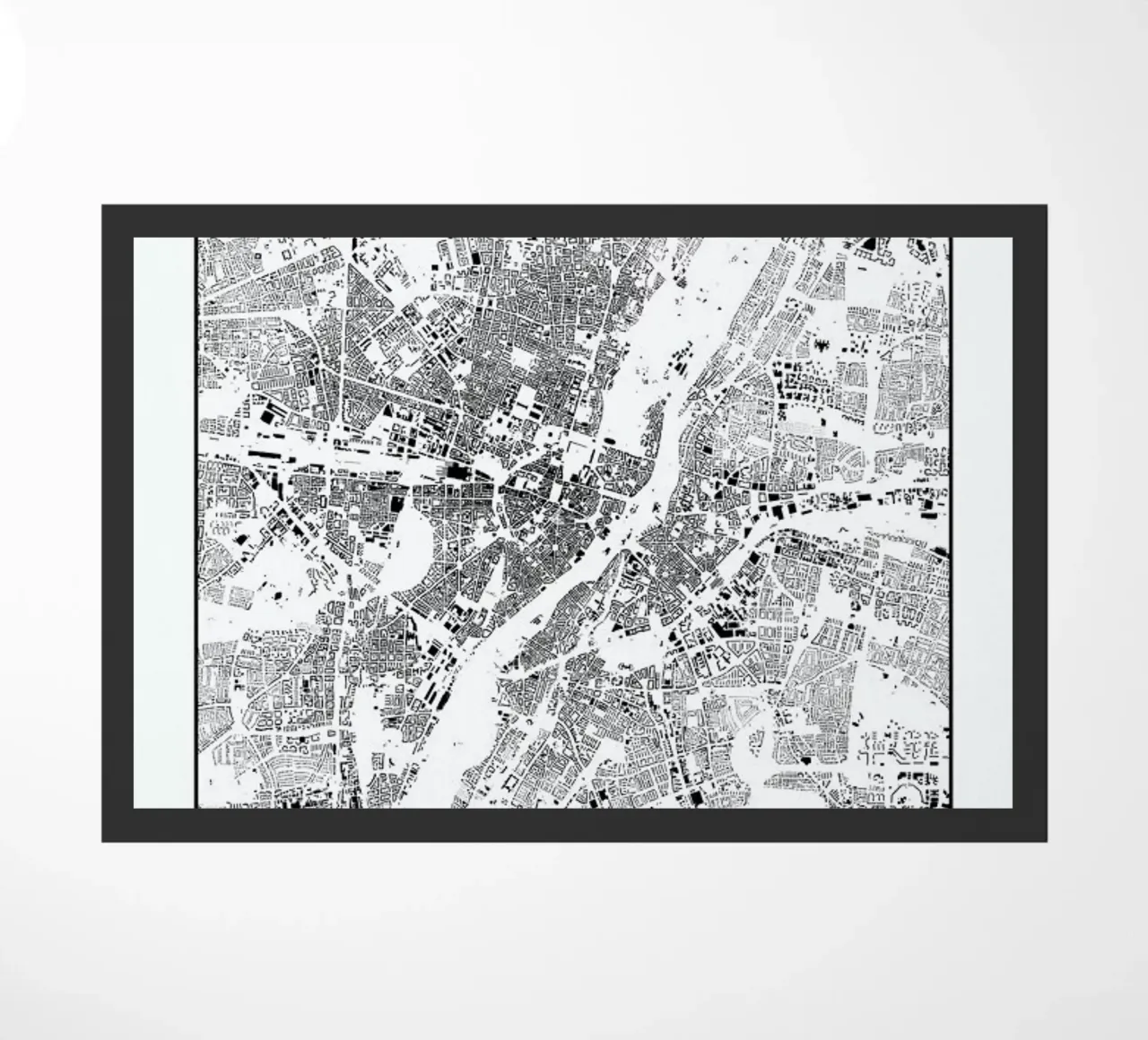 Munich Map Schwarzplan zerbino da Hubert Roguski