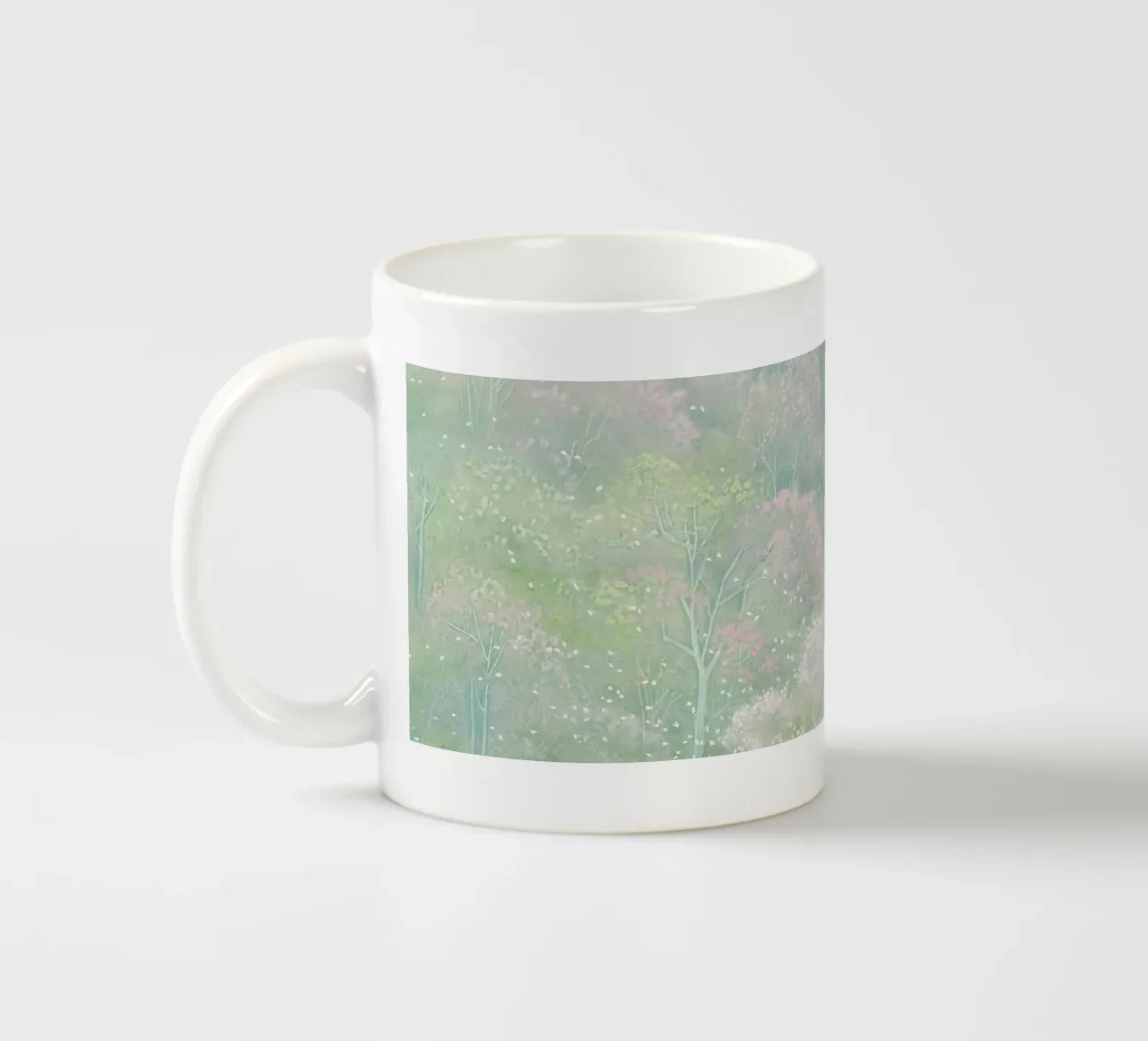 foresta primaverile tazza in ceramica da Noji-Mikiko