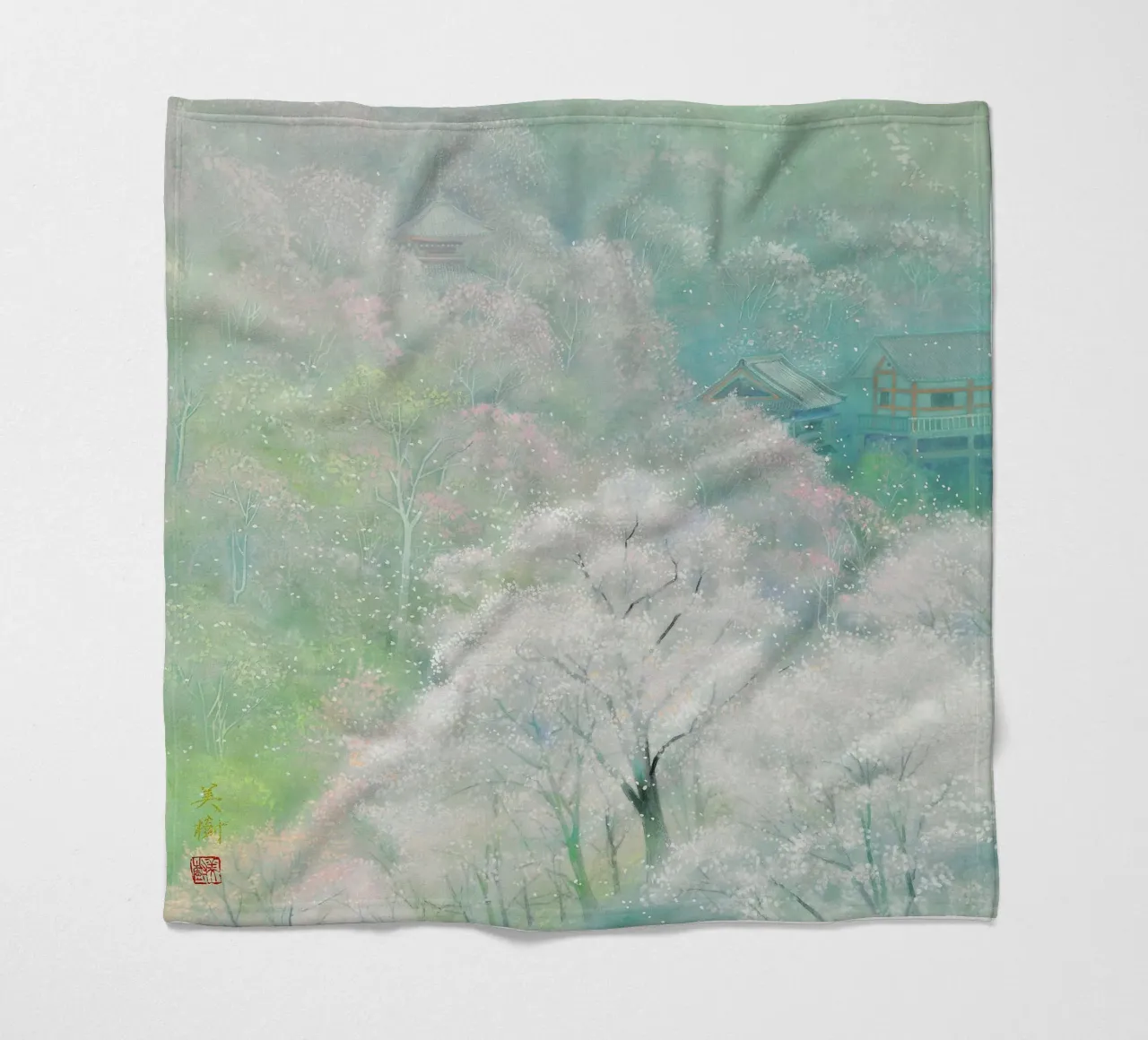foresta primaverile coperta in pile da Noji-Mikiko
