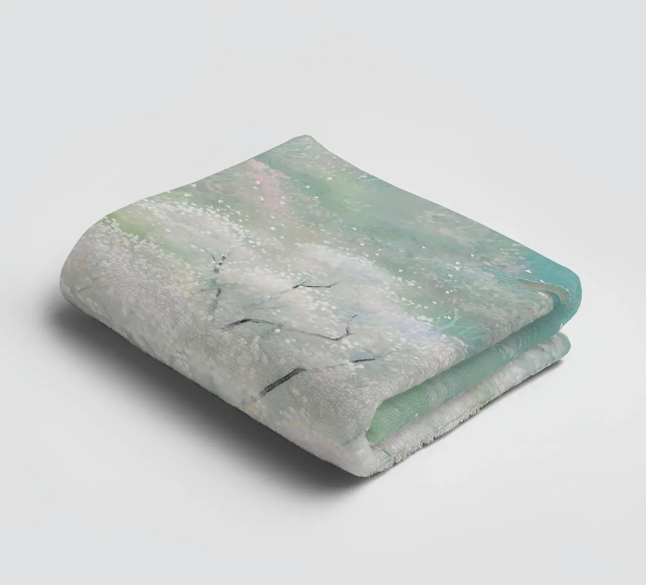 springforest towel by Noji-Mikiko