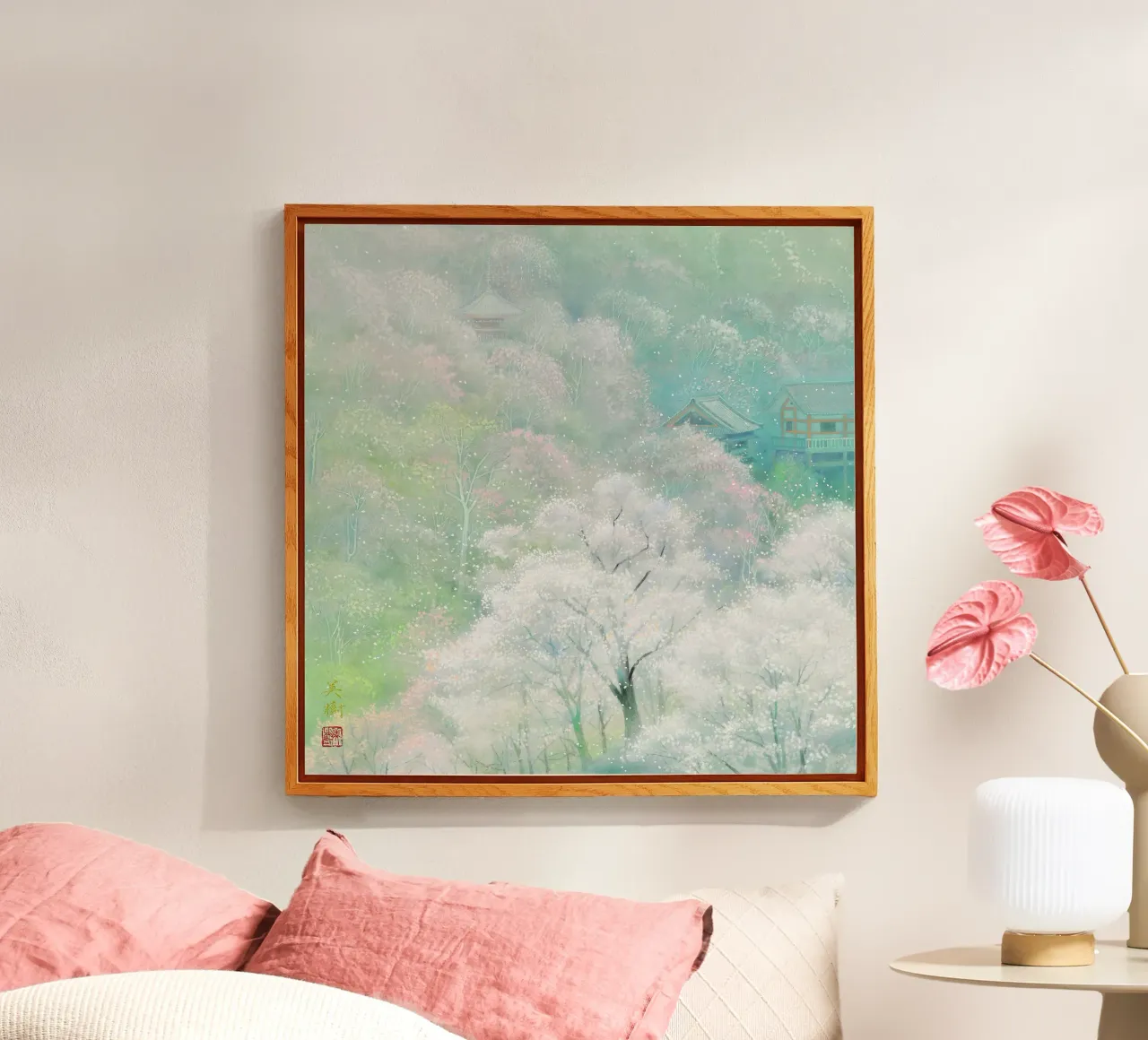 foresta primaverile plexiglass da Noji-Mikiko