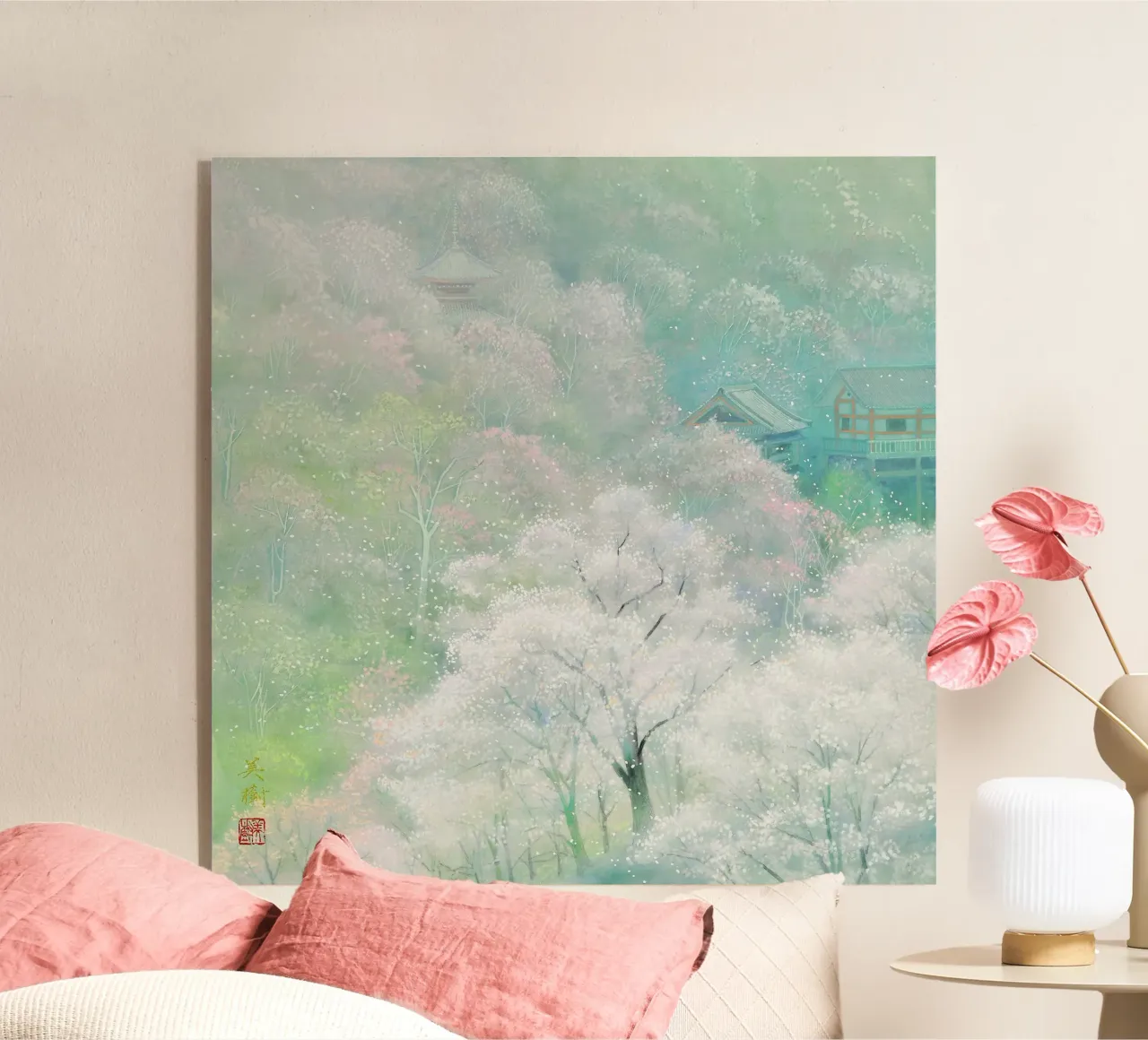 foresta primaverile plexiglass da Noji-Mikiko