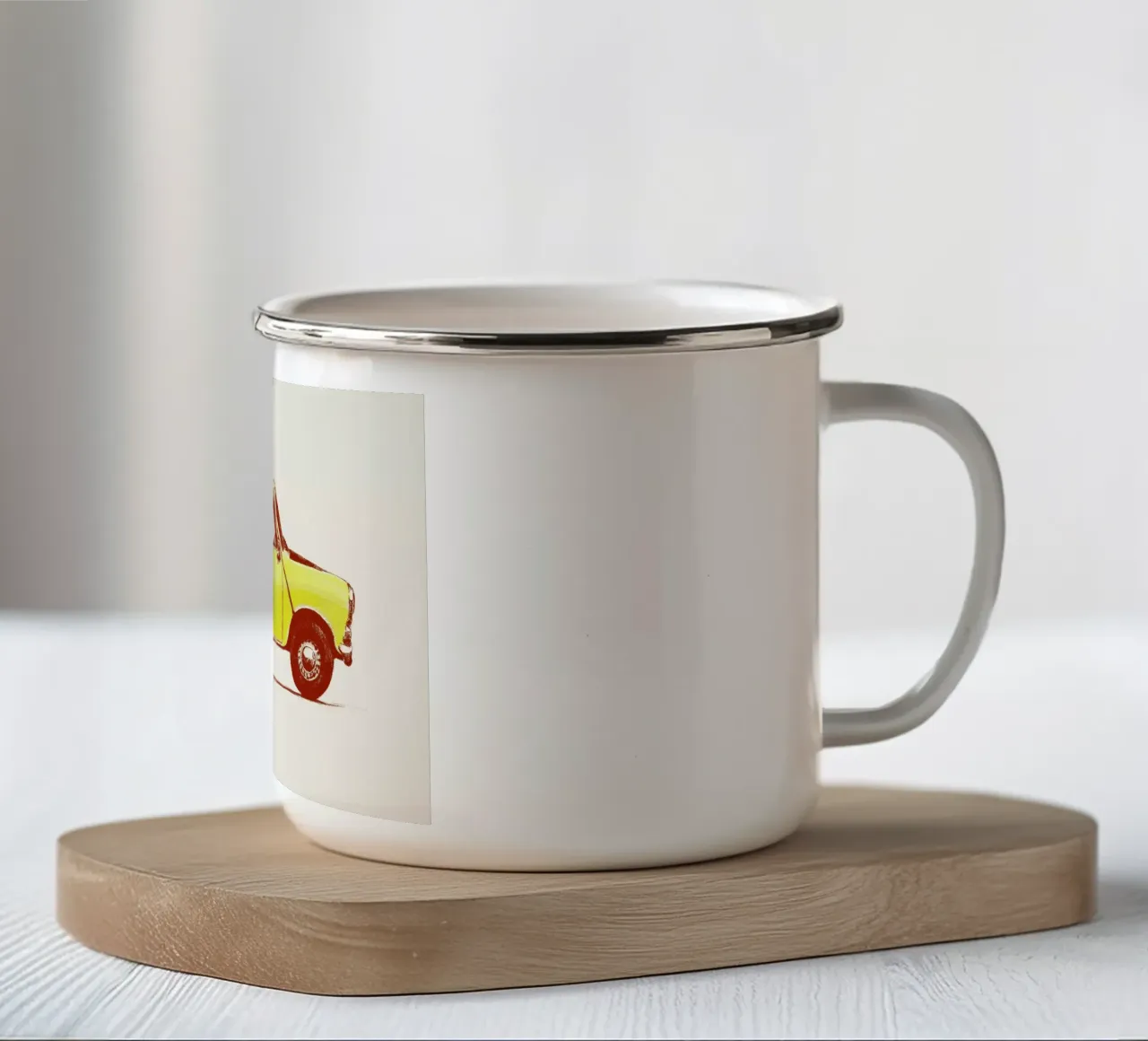 Mini - Mr Beans tazza in smalto da Florent Bodart