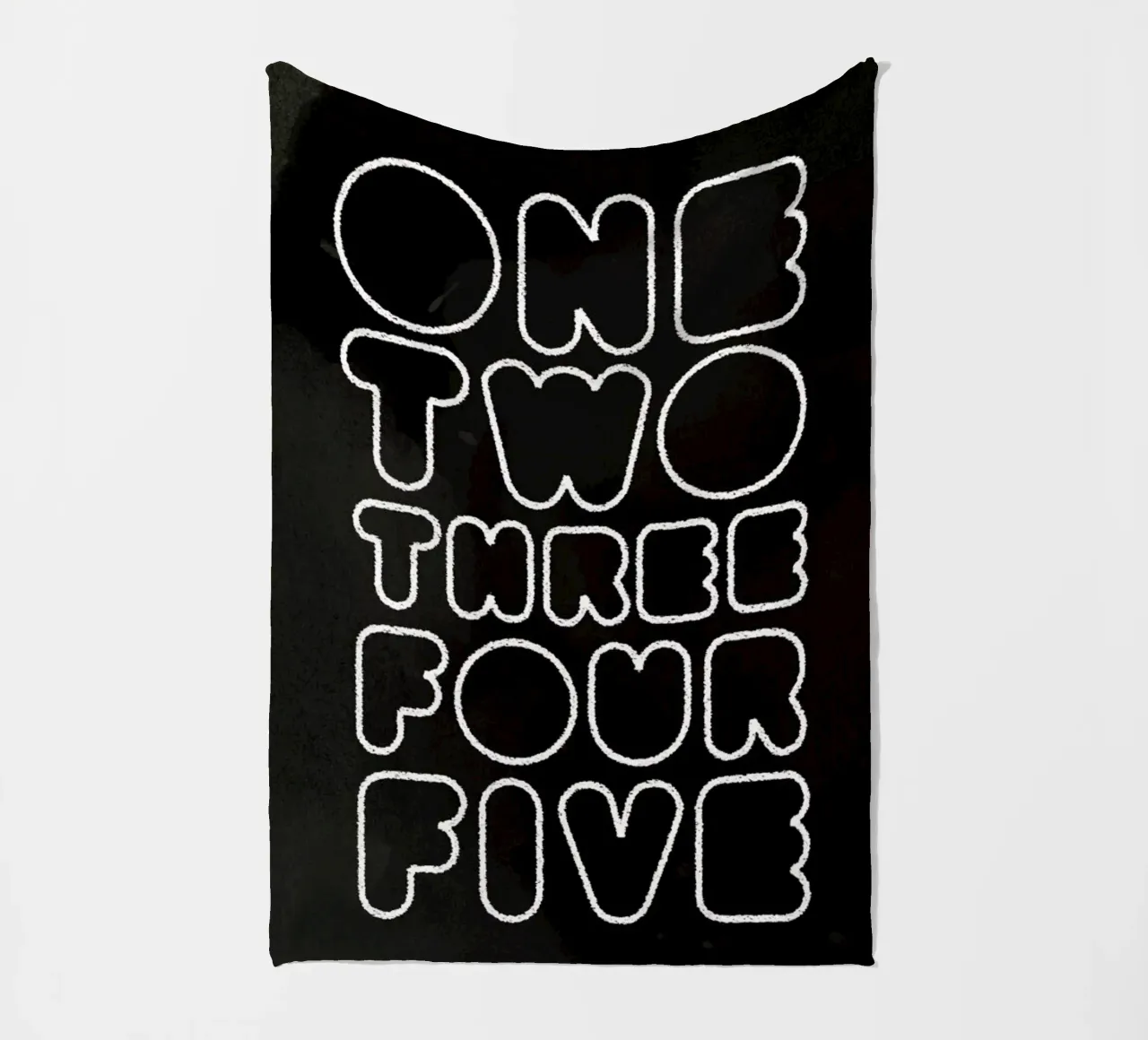 One Through Five Fleecedecke von Summerchamps