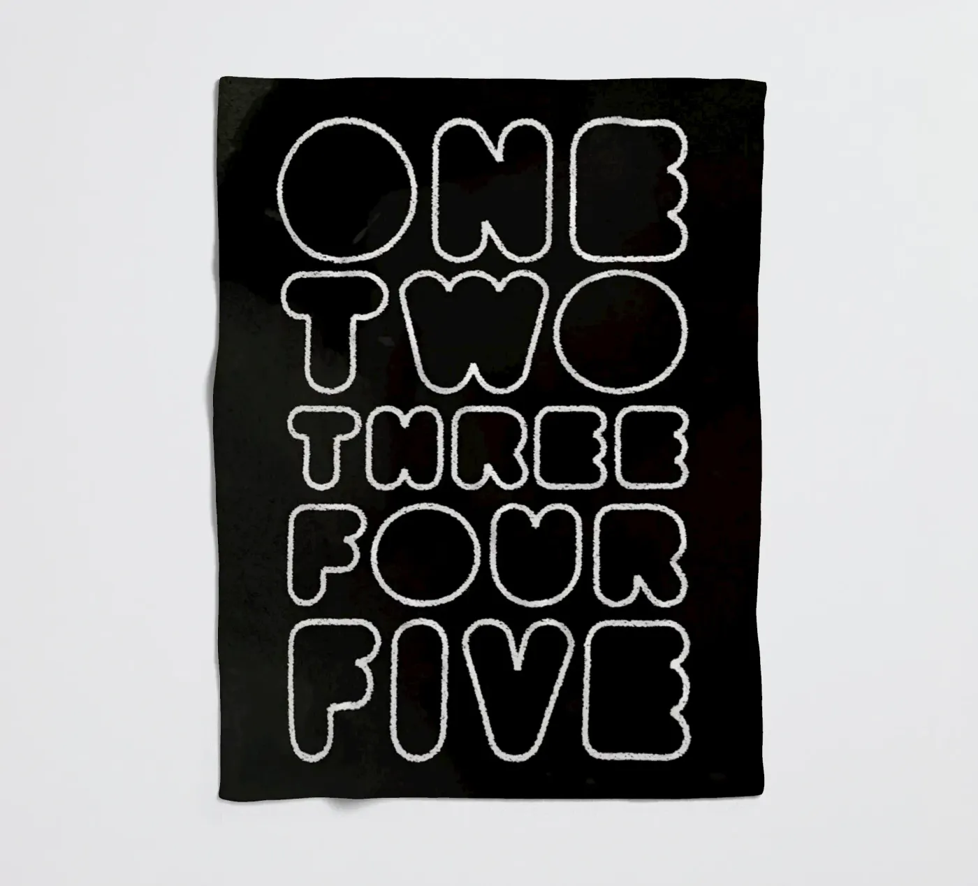 One Through Five Fleecedecke von Summerchamps
