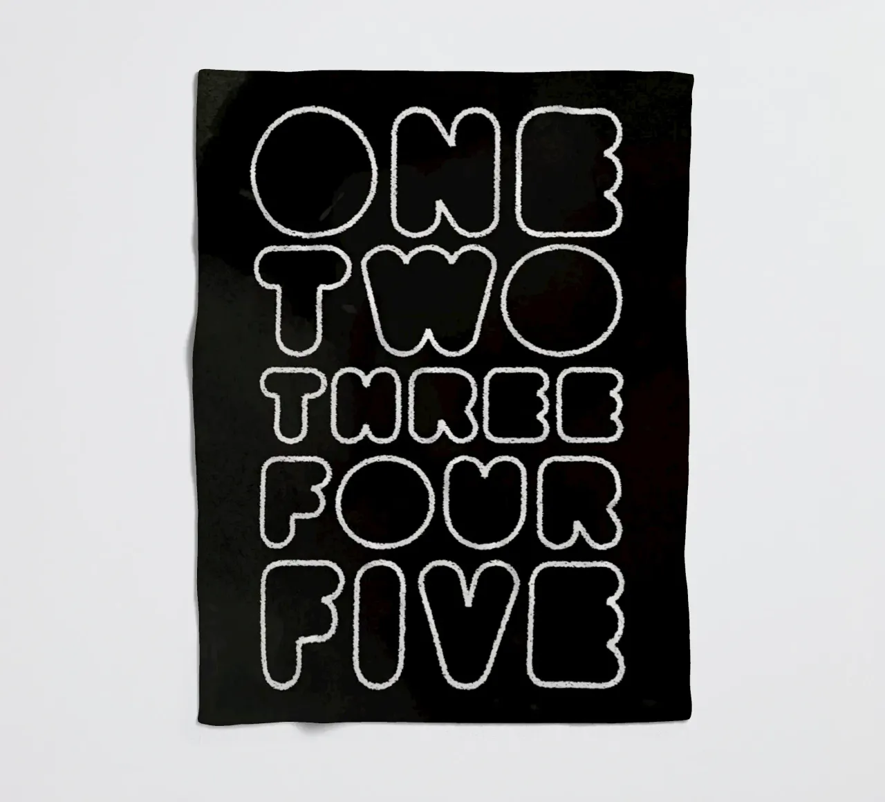 One Through Five Fleecedecke von Summerchamps