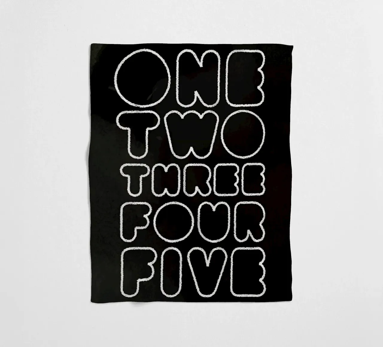 One Through Five Fleecedecke von Summerchamps