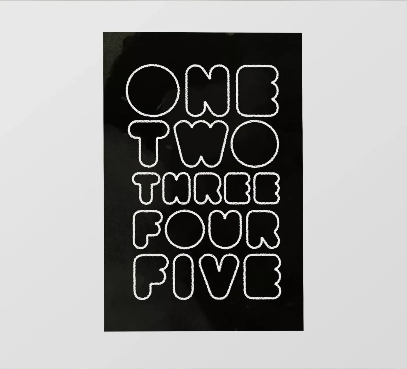 One Through Five pellicola backlit da Summerchamps