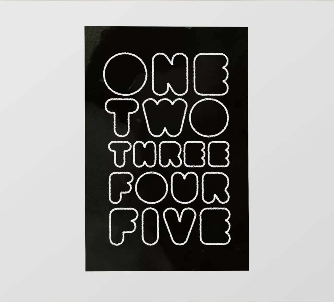 One Through Five pellicola backlit da Summerchamps