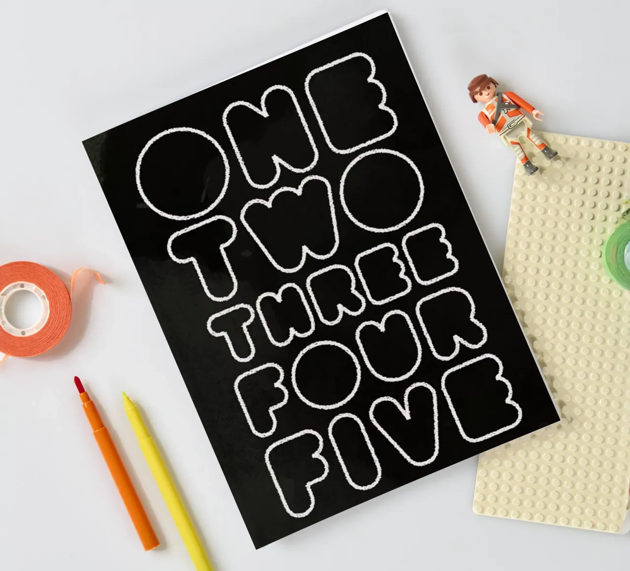 One Through Five notebook by Summerchamps