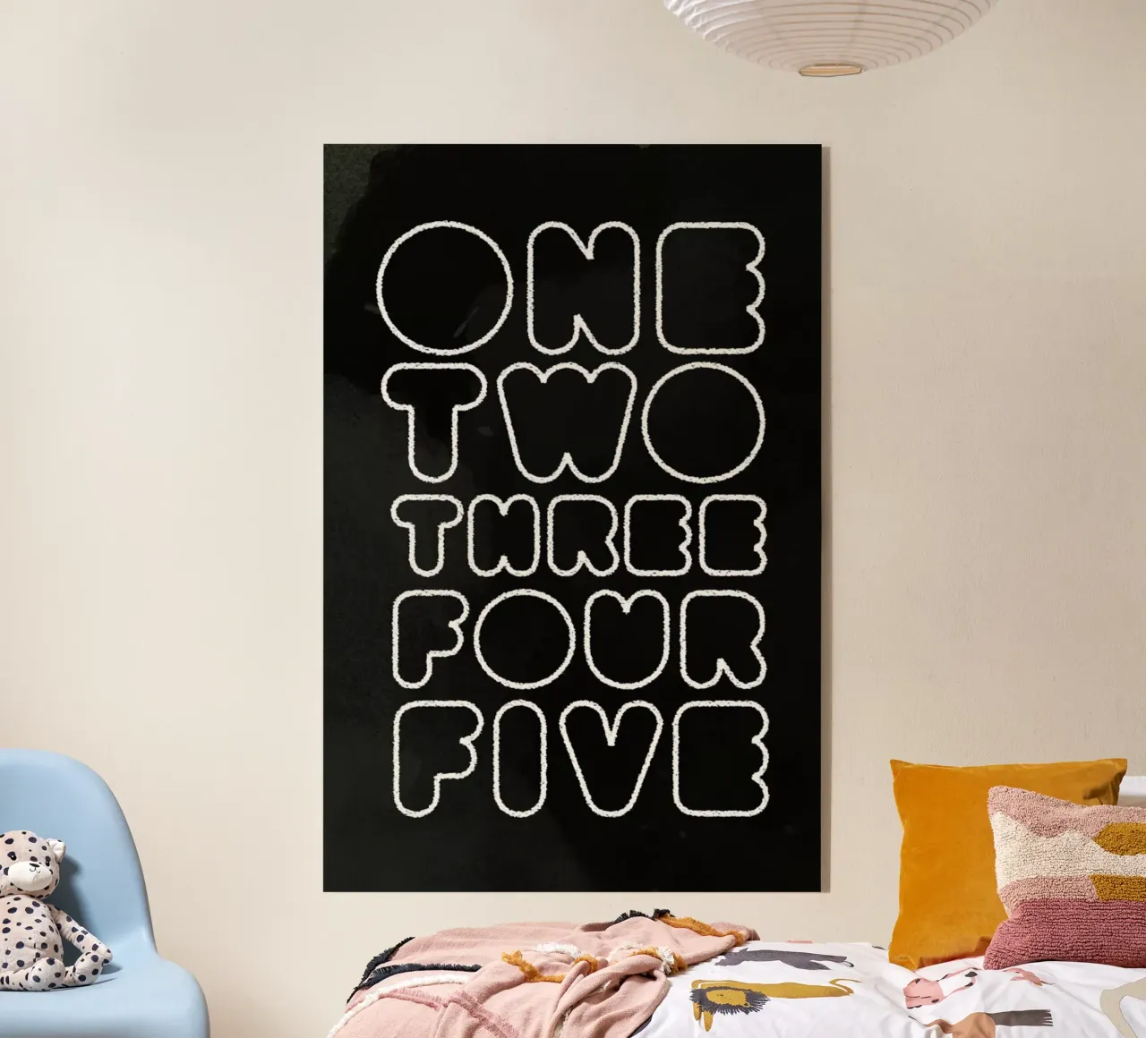 One Through Five acrylic glass by Summerchamps
