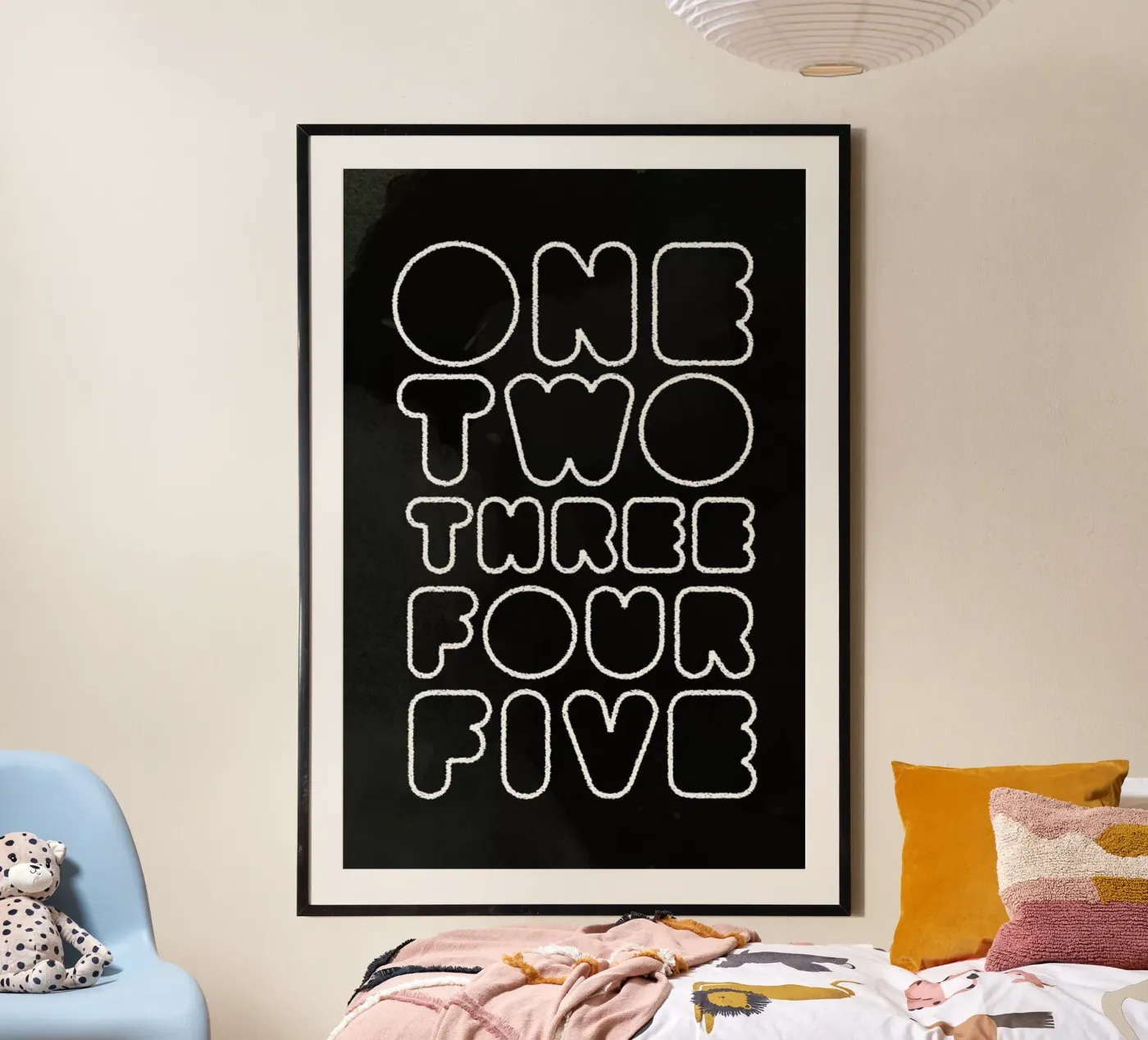 One Through Five Poster von Summerchamps