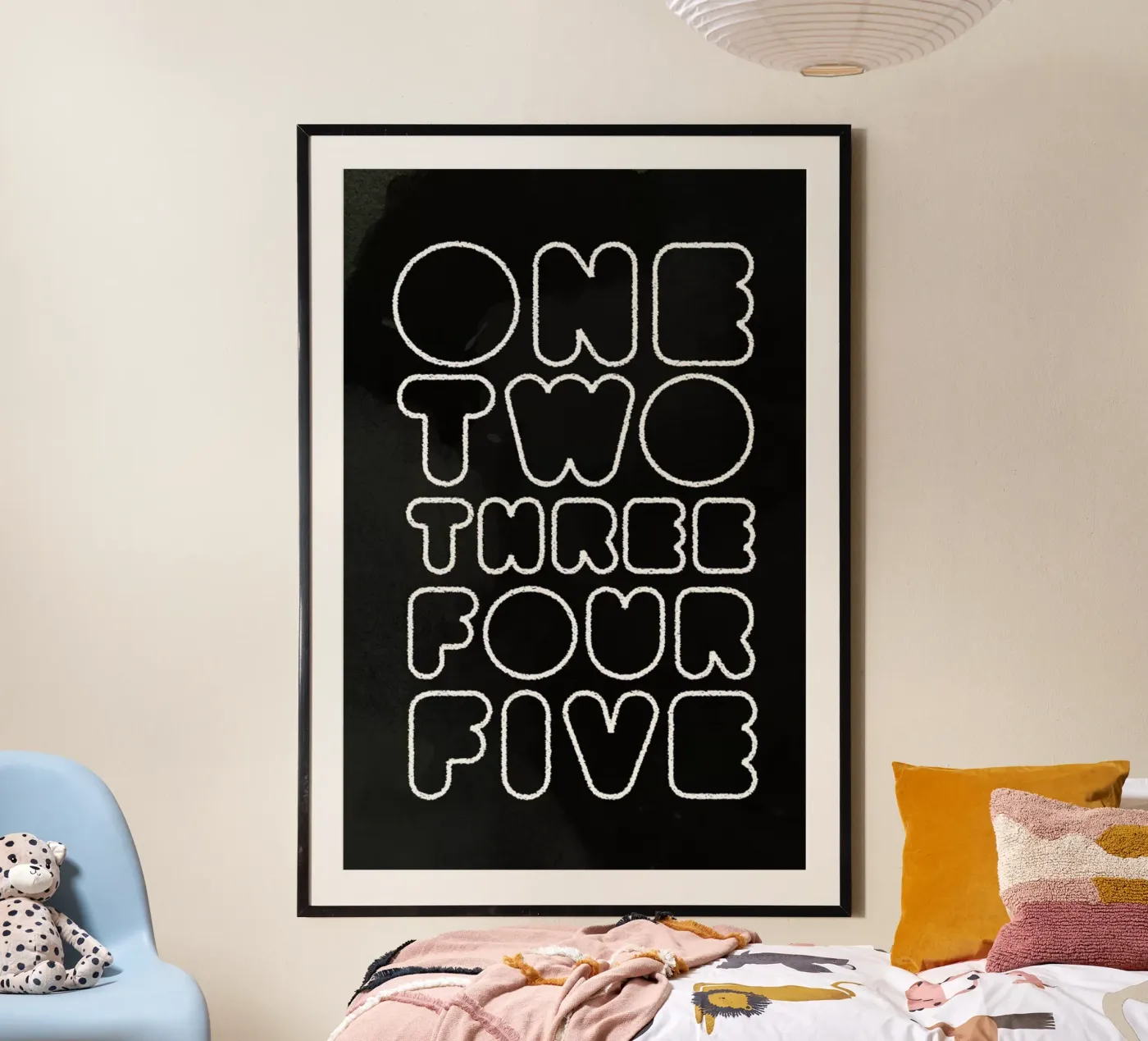 One Through Five Poster von Summerchamps