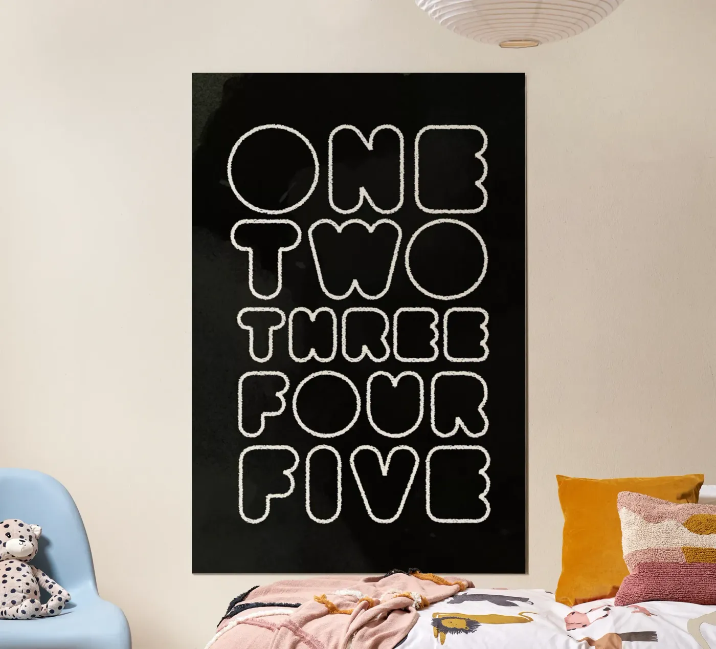 One Through Five Poster von Summerchamps