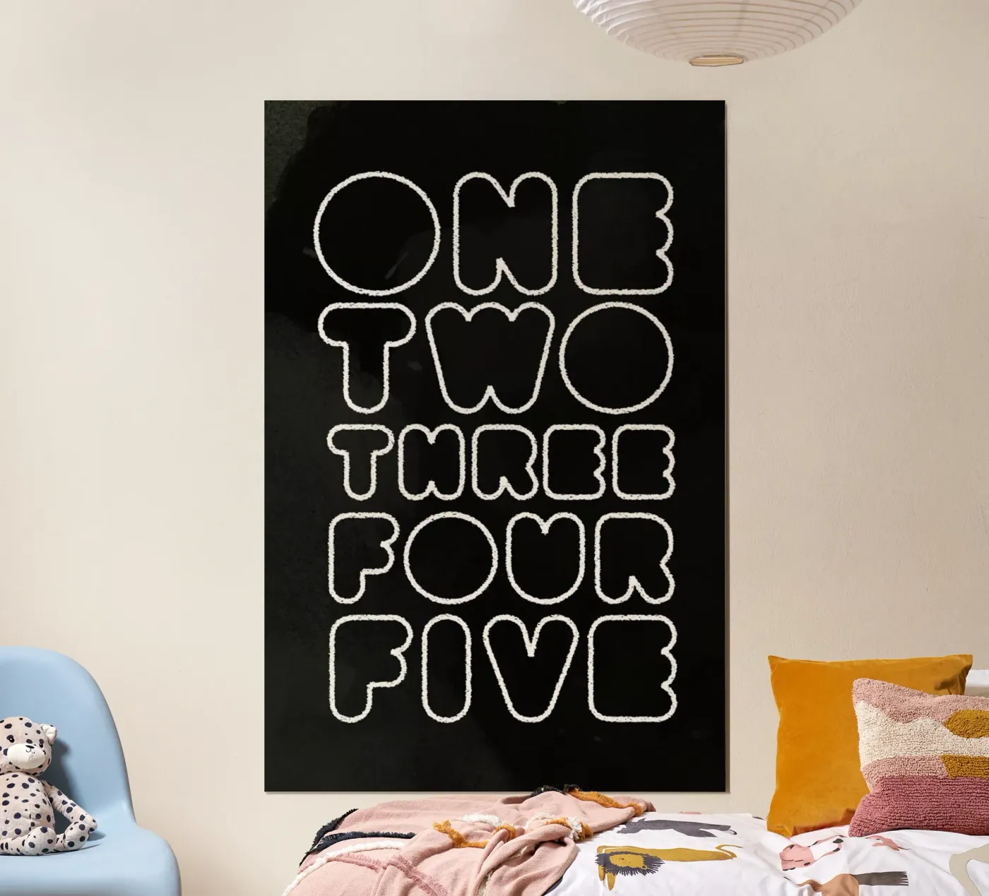 One Through Five Poster von Summerchamps