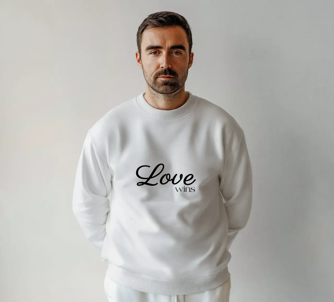 L'amore vince felpa da YV TYPOGRAPHY