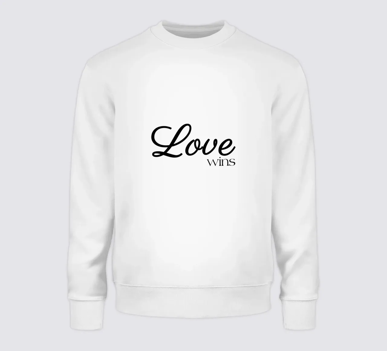 L'amore vince felpa da YV TYPOGRAPHY