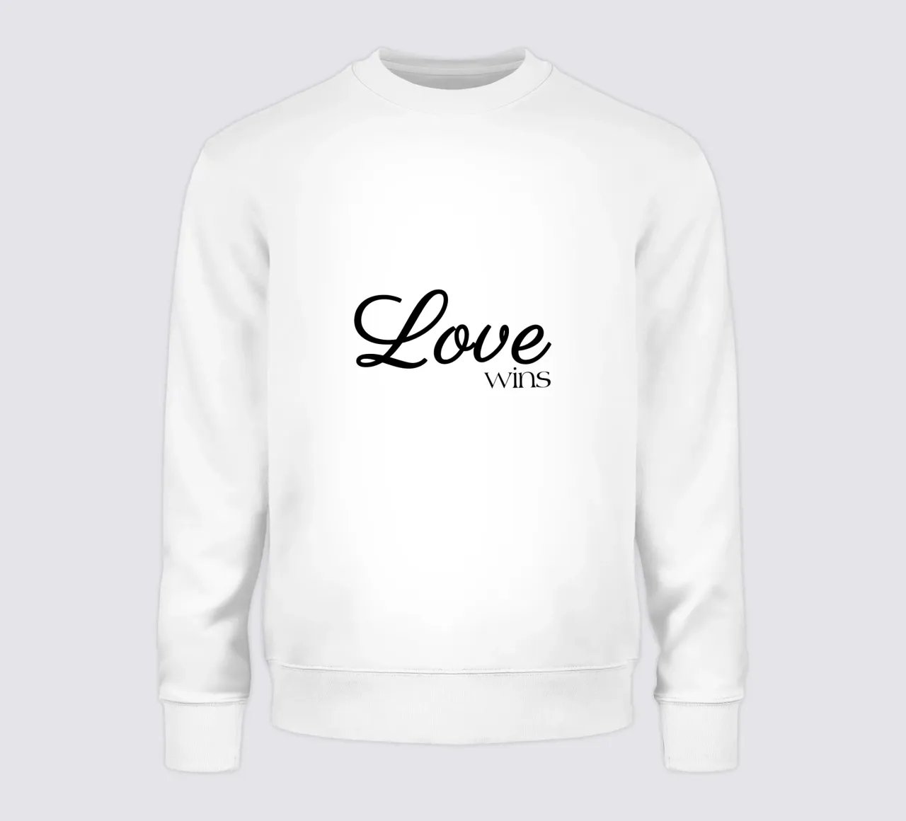 L'amore vince felpa da YV TYPOGRAPHY