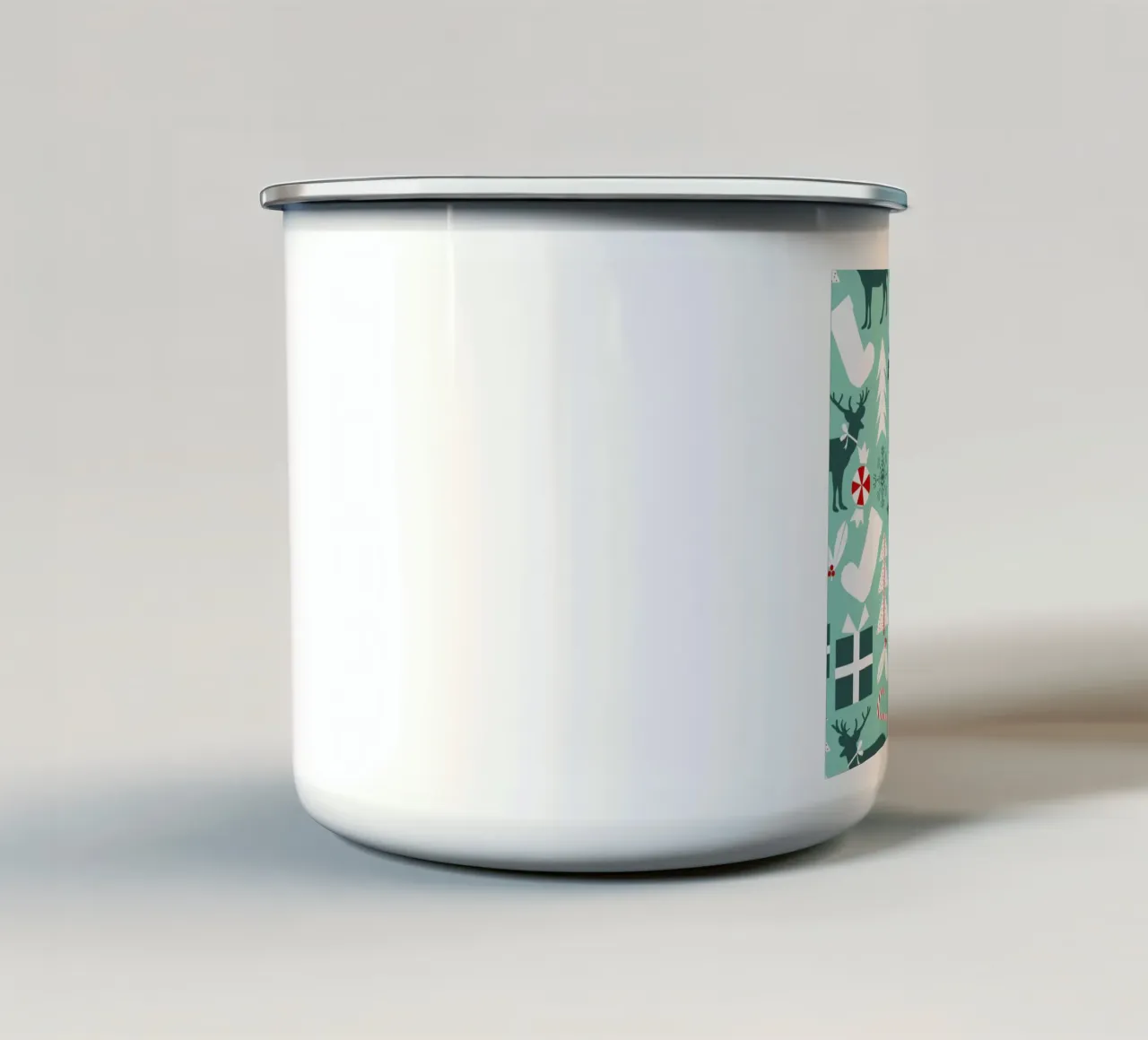 Christmas tazza in smalto da Charlotte Winter