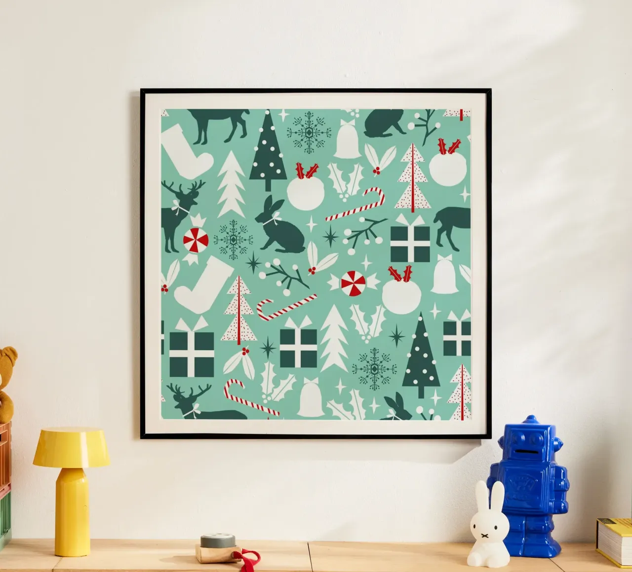 Christmas poster con telaio in alluminio da Charlotte Winter