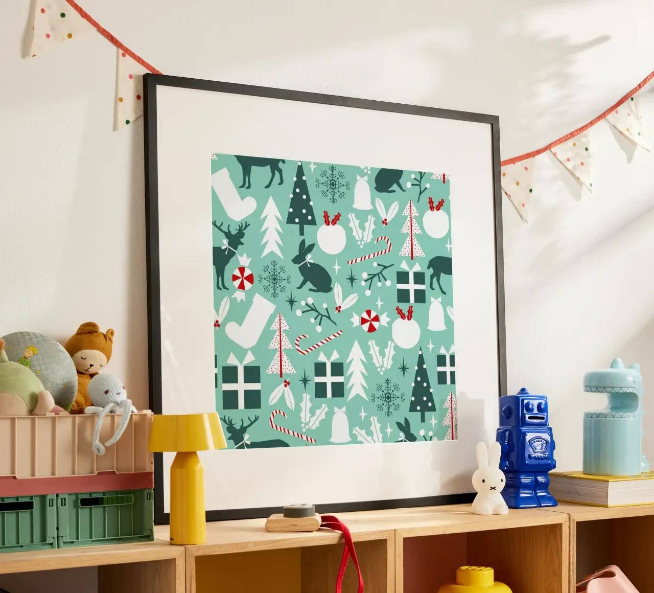 Christmas poster con telaio in alluminio da Charlotte Winter