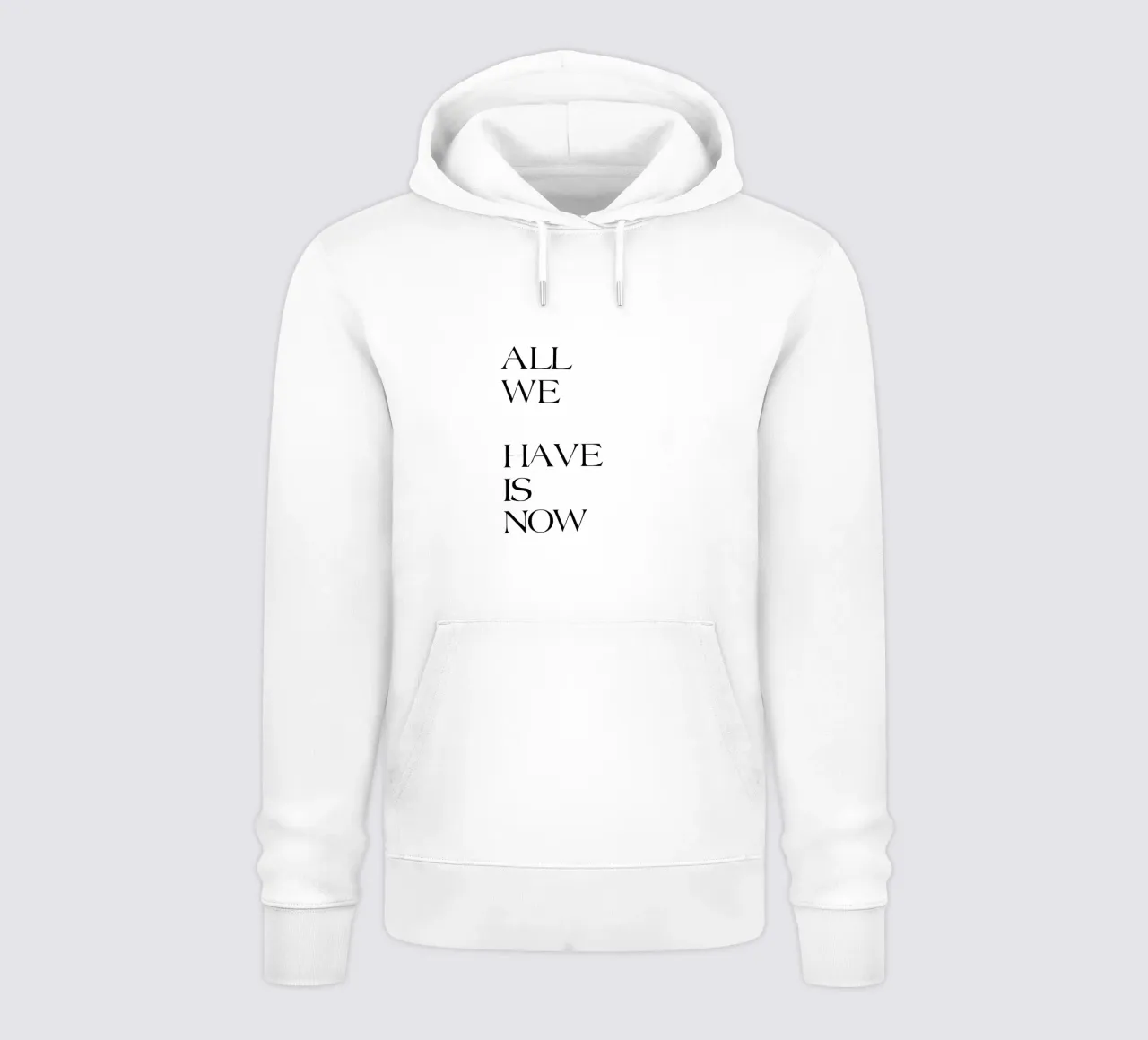 Tutto ciò che abbiamo è adesso felpa con cappuccio da YV TYPOGRAPHY