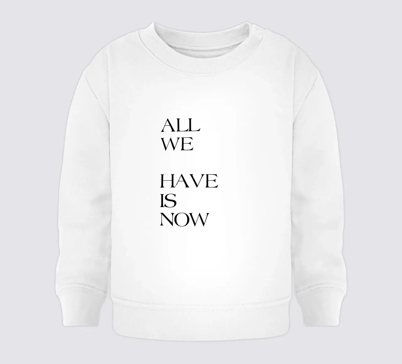 Tutto ciò che abbiamo è adesso felpa neonato da YV TYPOGRAPHY