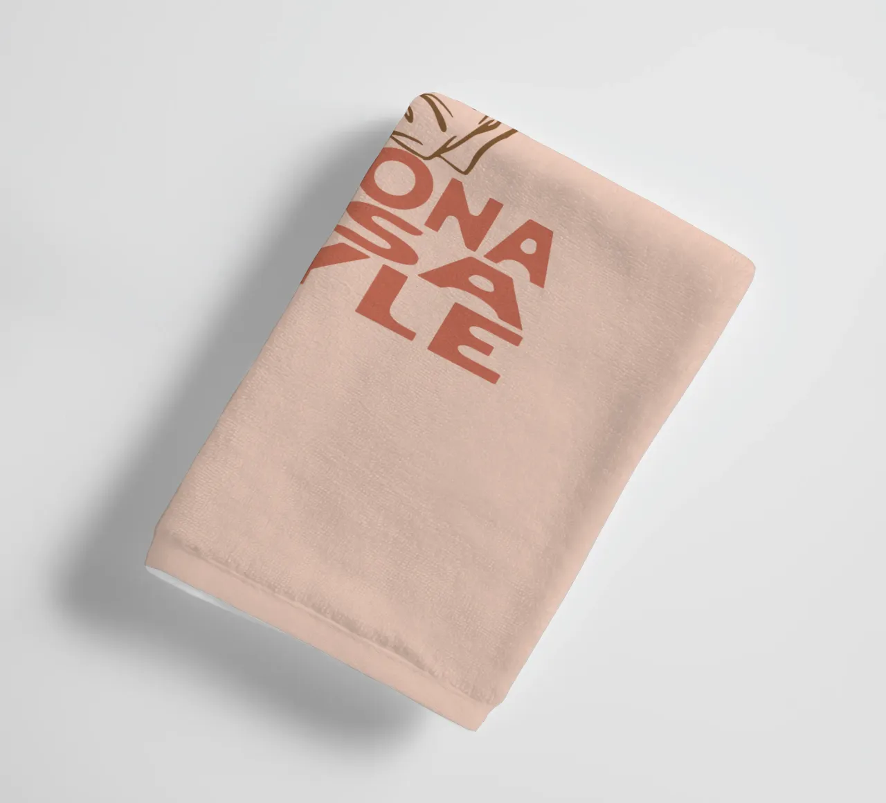Mona Lisa Style towel by Gunawan Rb