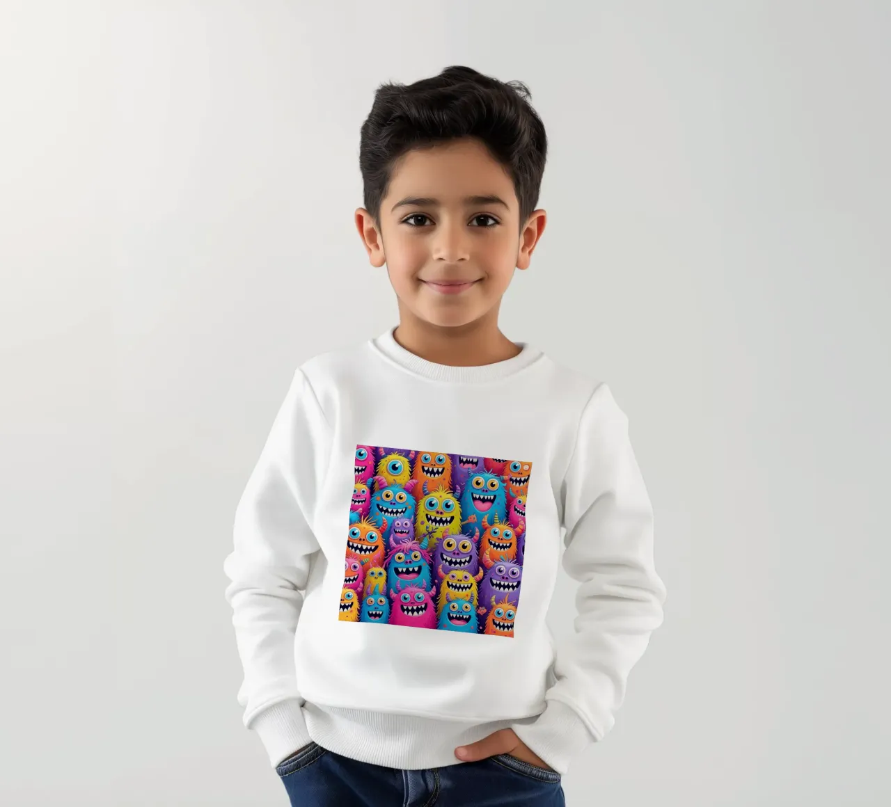 concorso per mostri felpa bambino da ARTVI-SHOP
