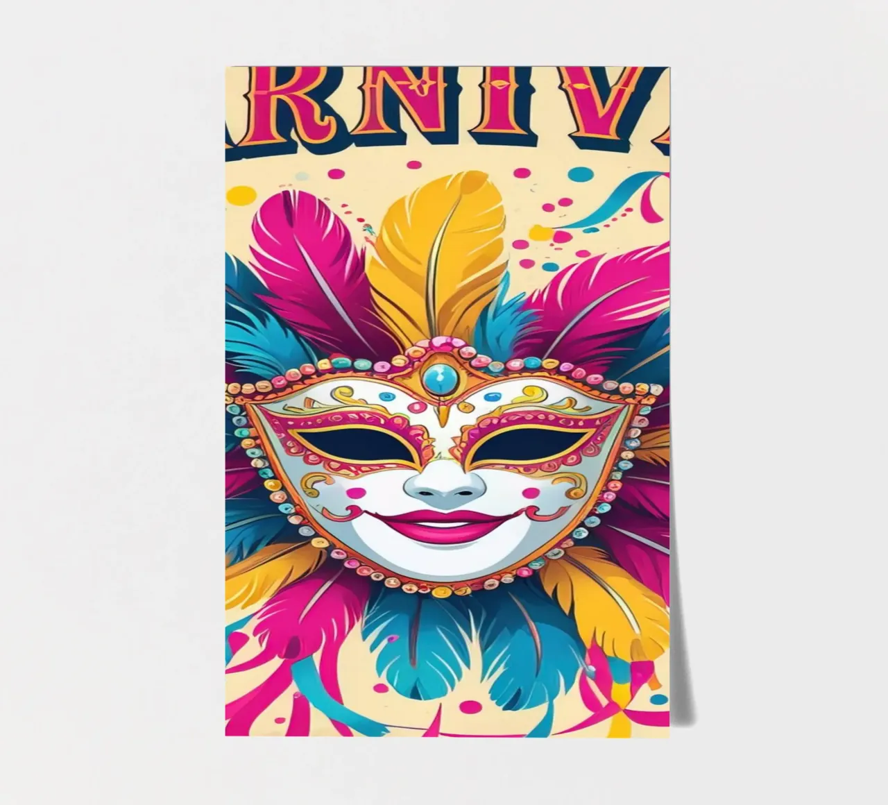 Karneval Stickerbogen von 🎁 ARTVI-SHOP