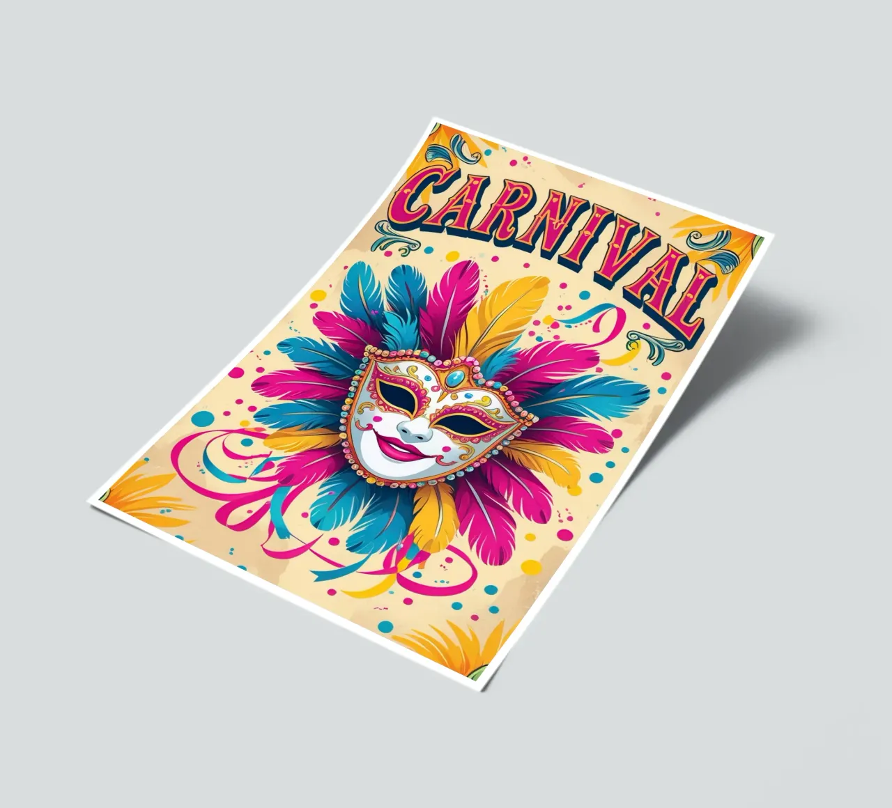 Karneval Stickerbogen von 🎁 ARTVI-SHOP
