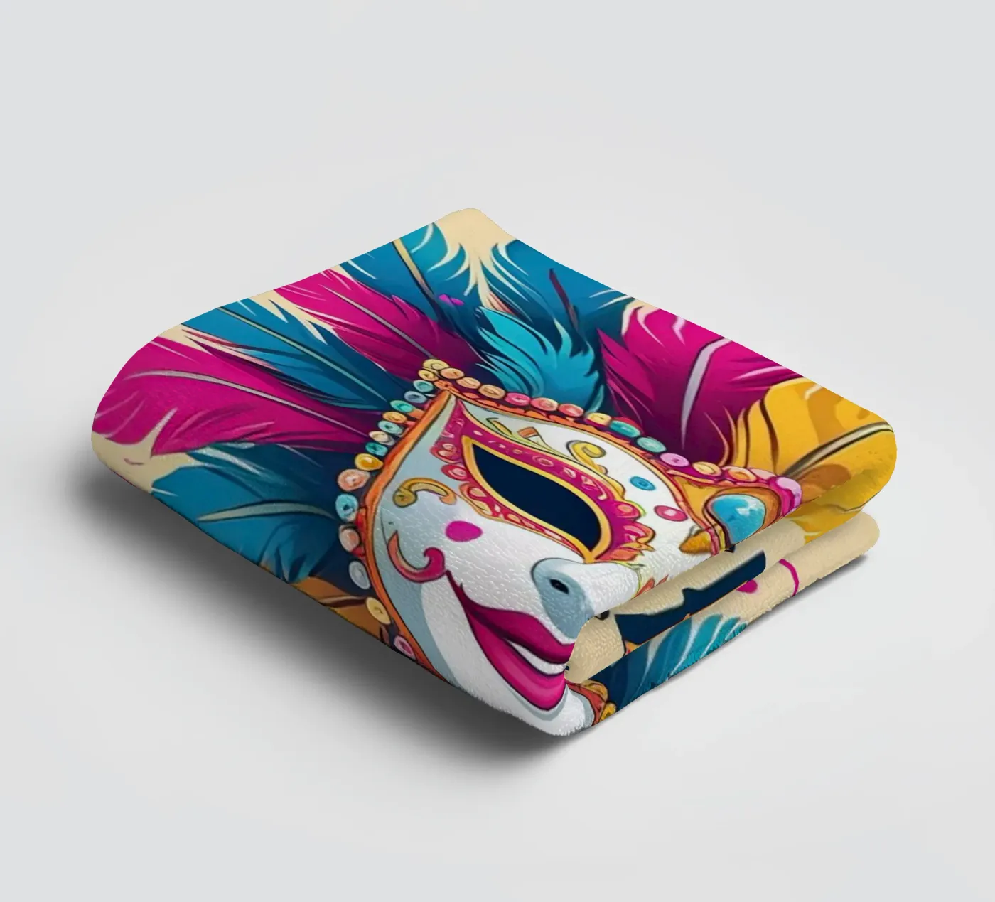 Carnaval badhanddoek van 🎁 NOBELART