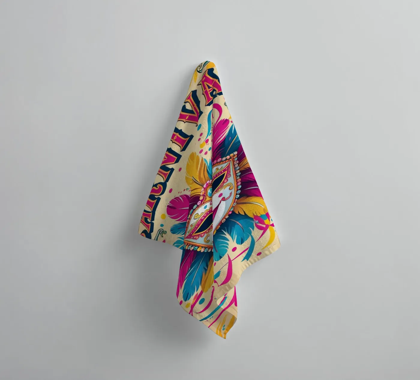 Carnaval badhanddoek van 🎁 NOBELART