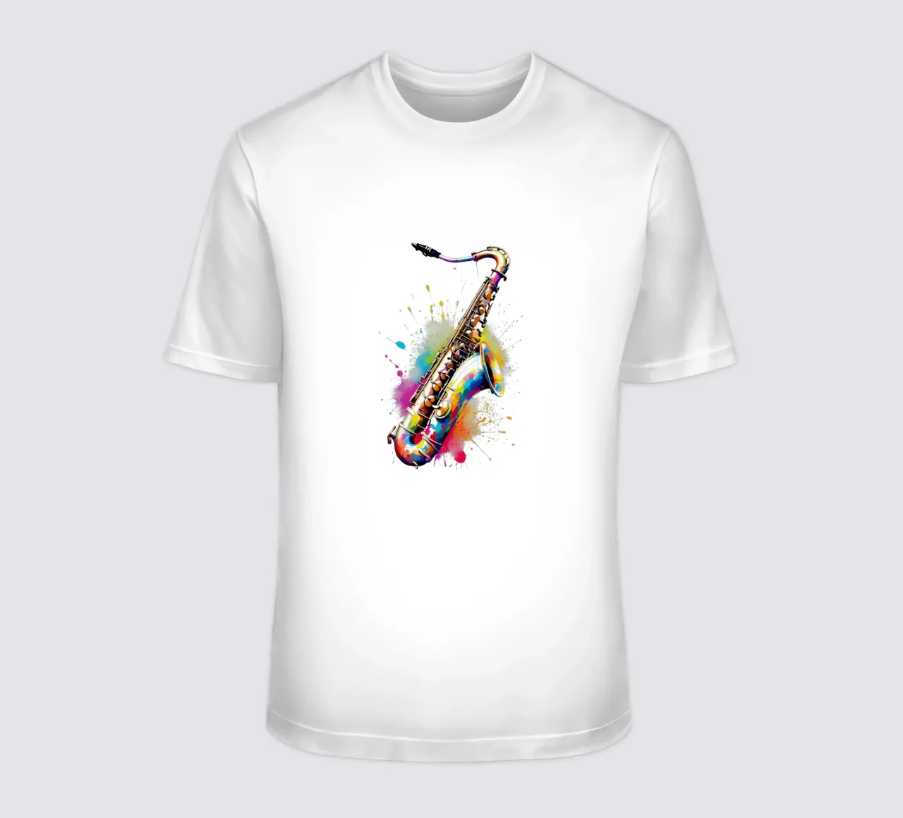 sassofono in acquerello t-shirt da ARTVI-SHOP