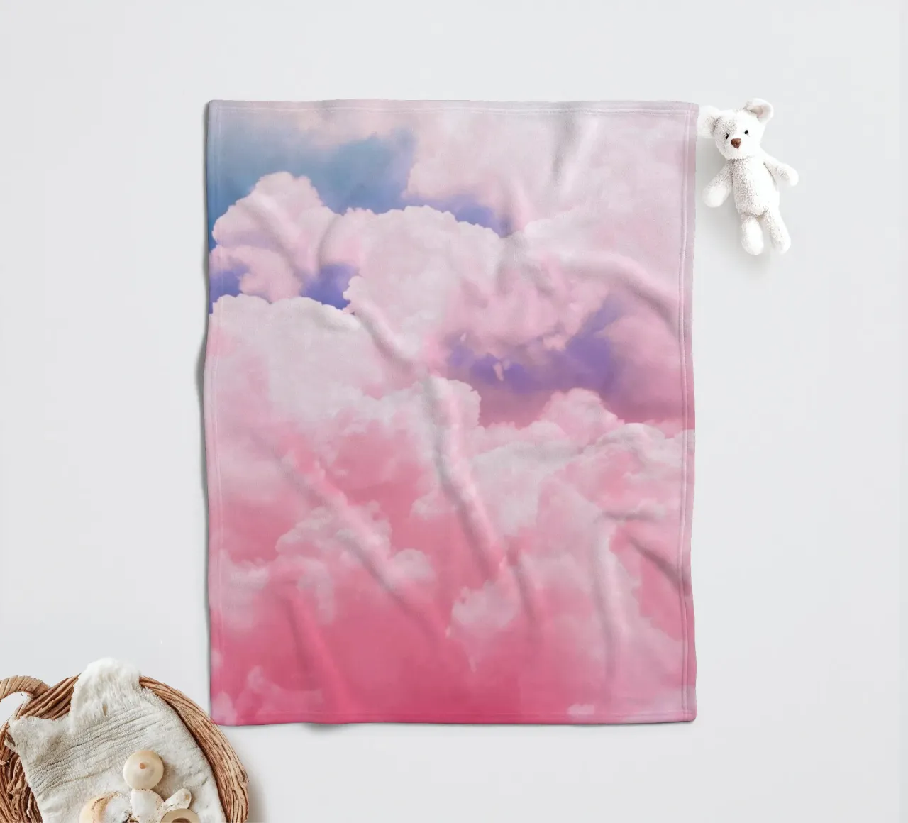 Candy Sky coperta in pile da cafelab