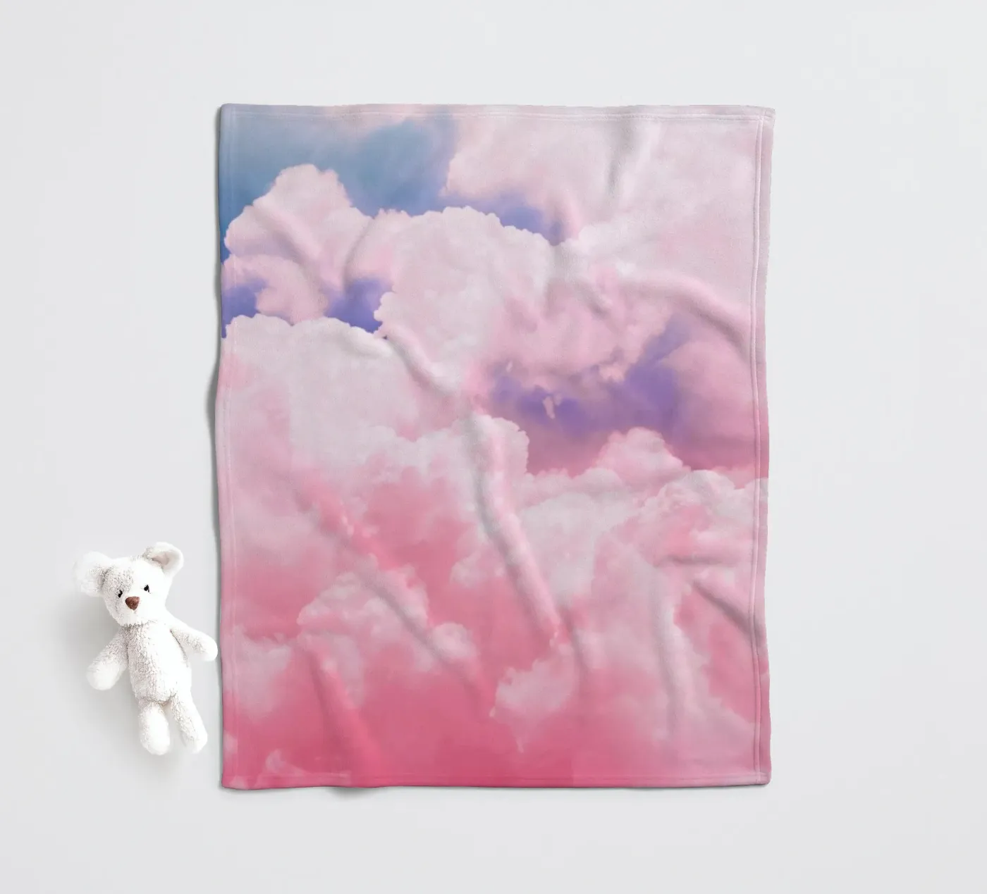 Candy Sky fleece blanket by cafelab