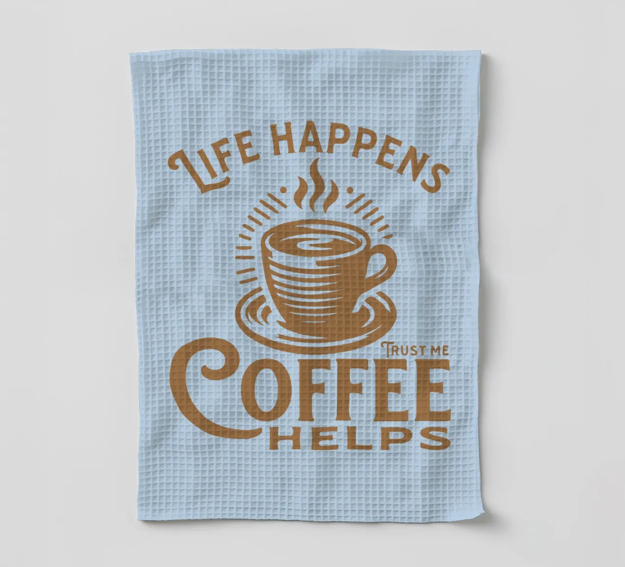 La vie arrive - Le café aide torchon de Gunawan Rb