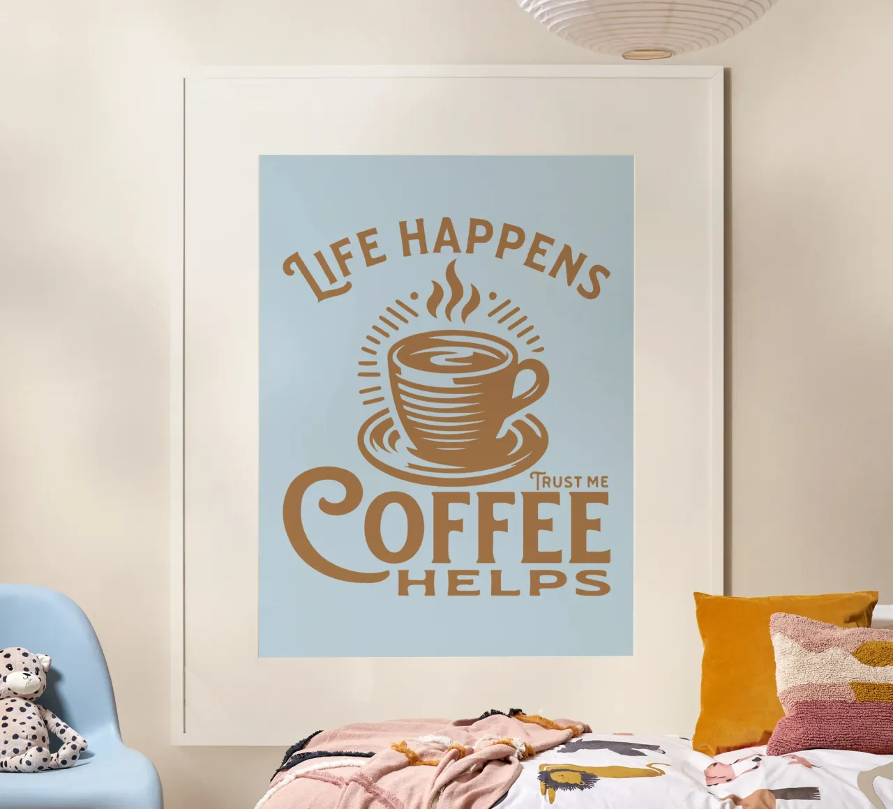 Life happens - Coffee helps hahnemühle by Gunawan Rb