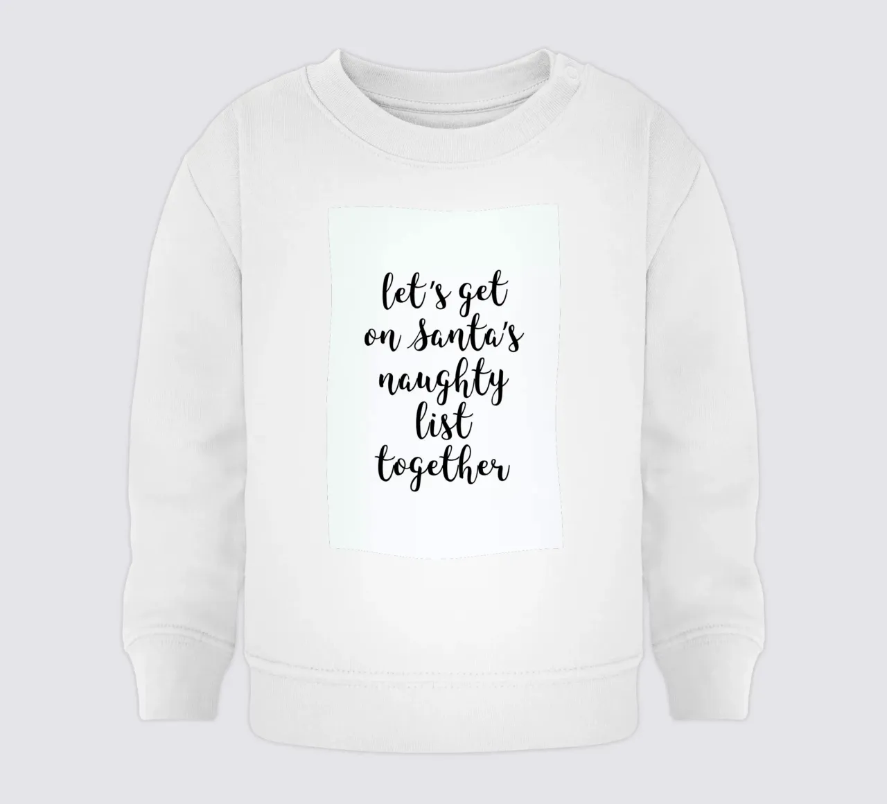 Naughty List felpa neonato da Studio One